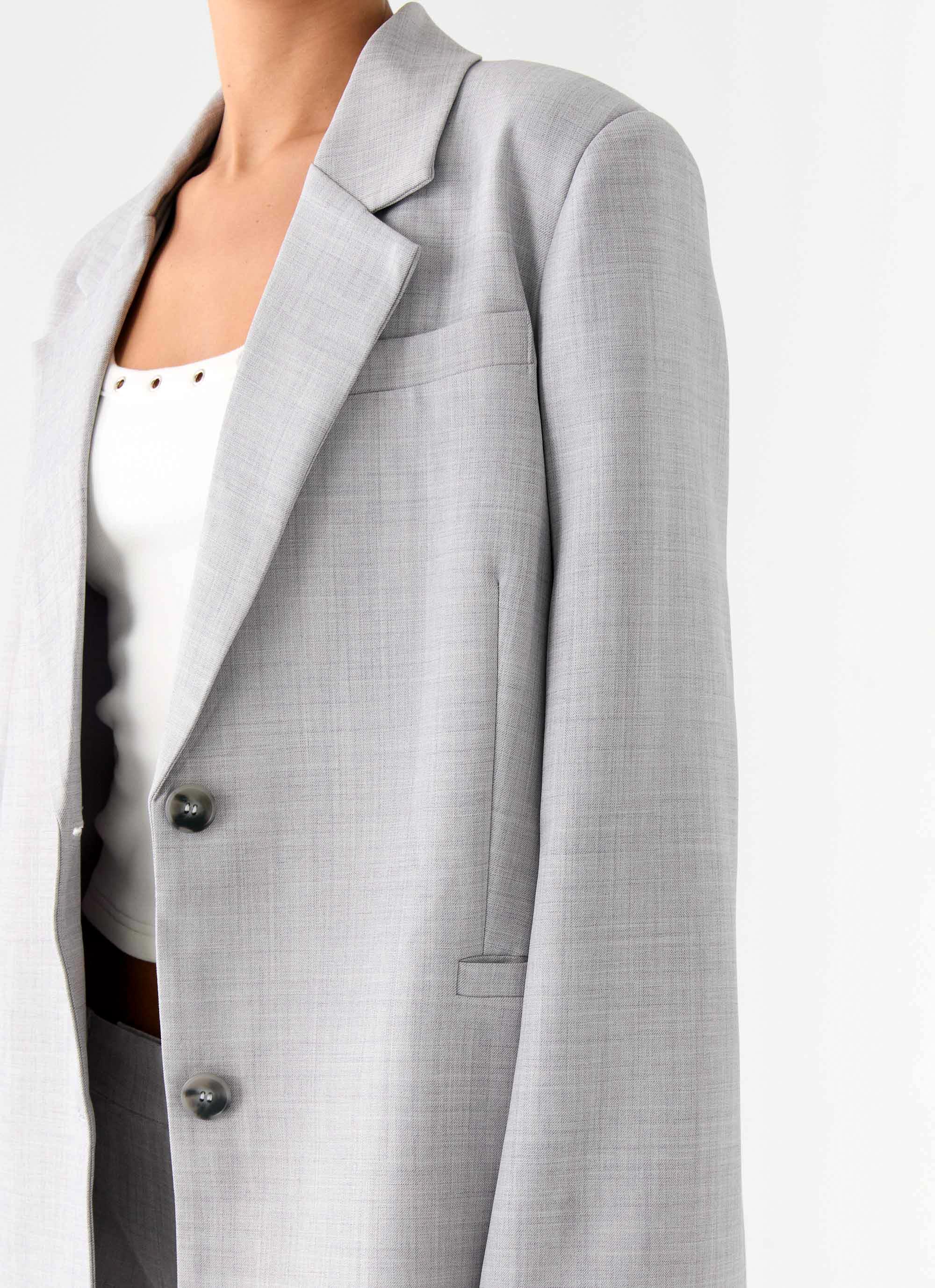 Kingston Oversized Blazer Grey