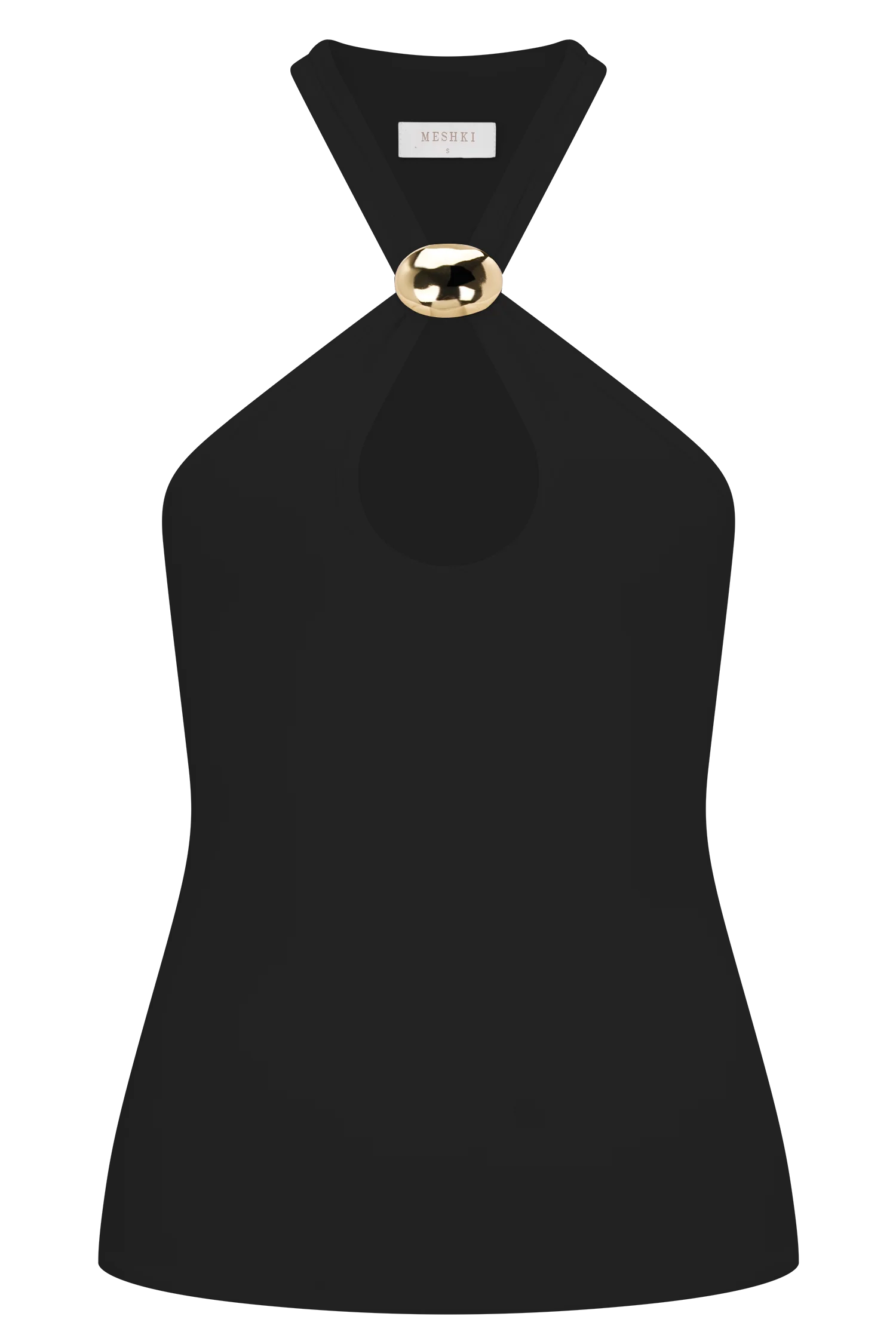 Ramona Modal Tank Top With Hardware Black