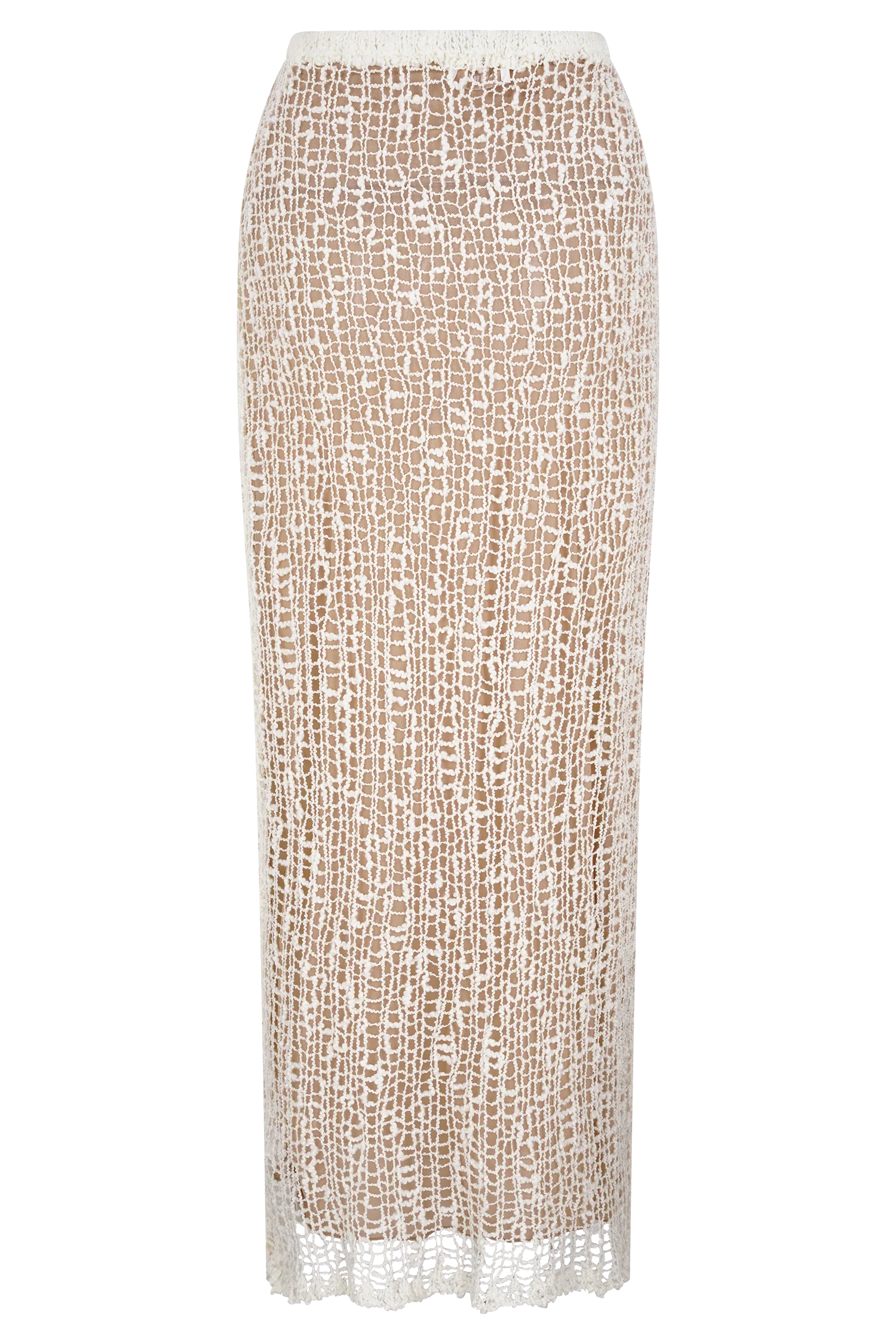 Cordelia Knit Maxi Skirt Ivory