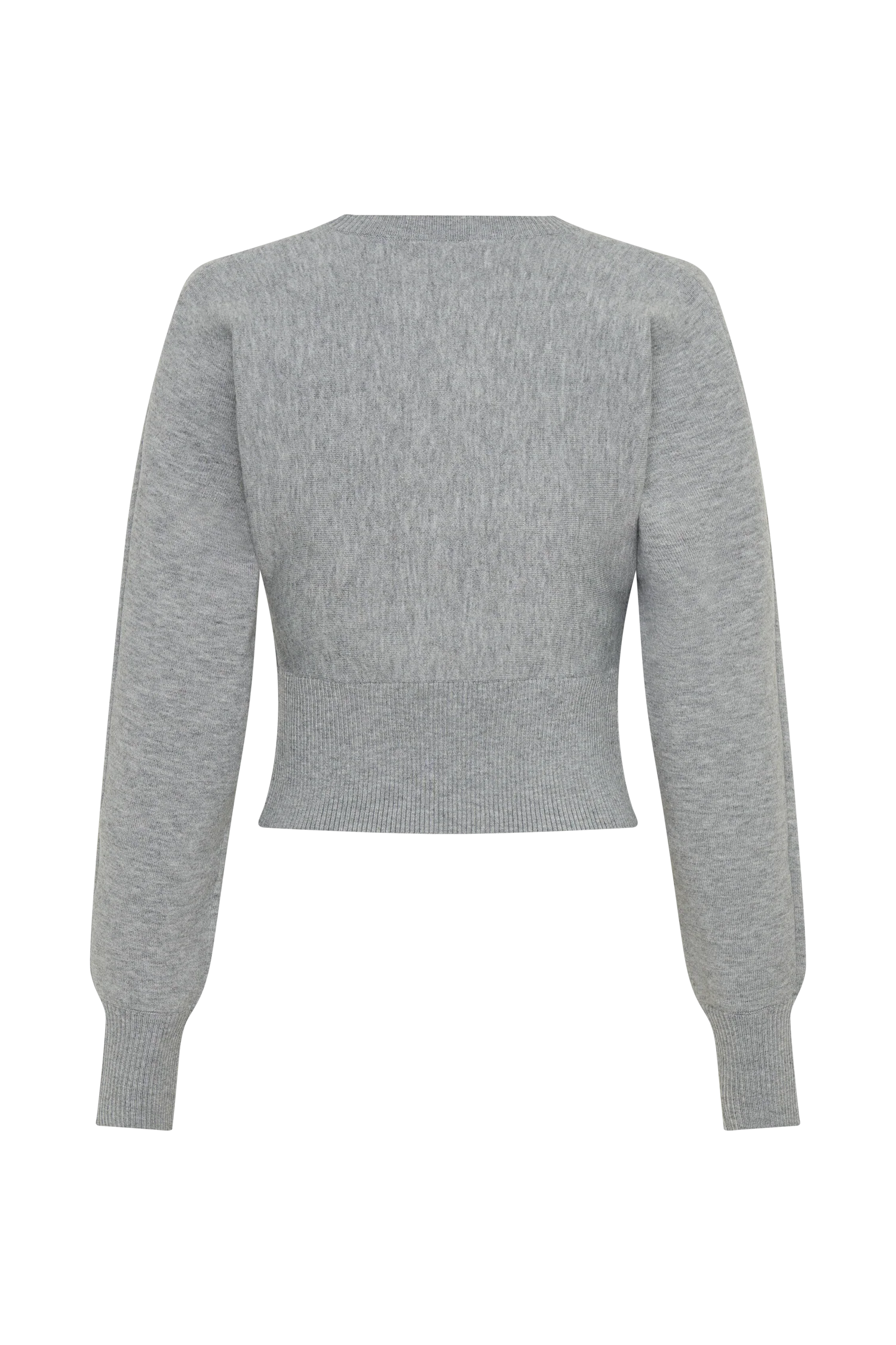 Ciaralee Cinched Waist Jumper Grey Marle