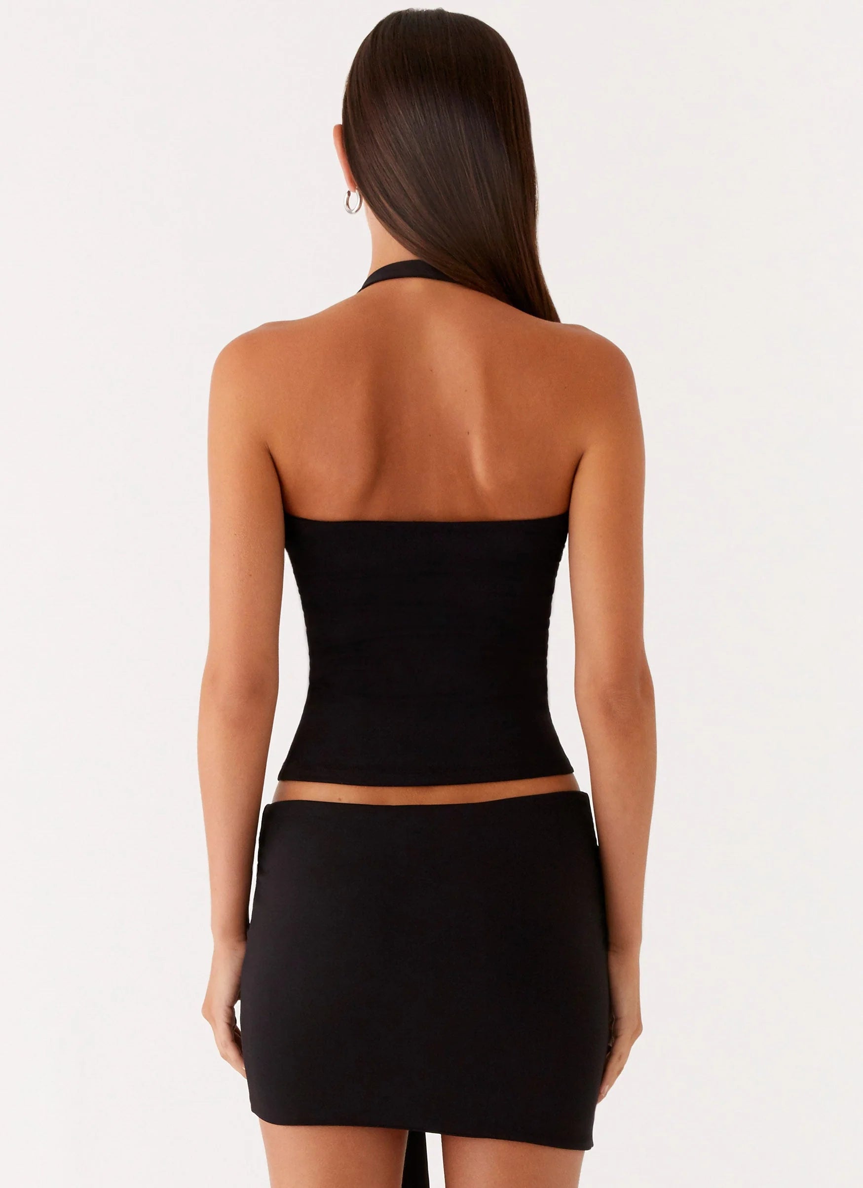 Lucent Mini Skirt Black