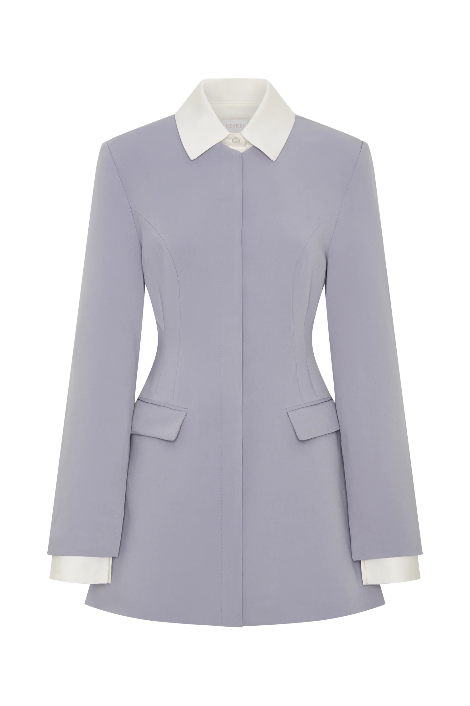 Gretchen Suiting Mini Dress Grey