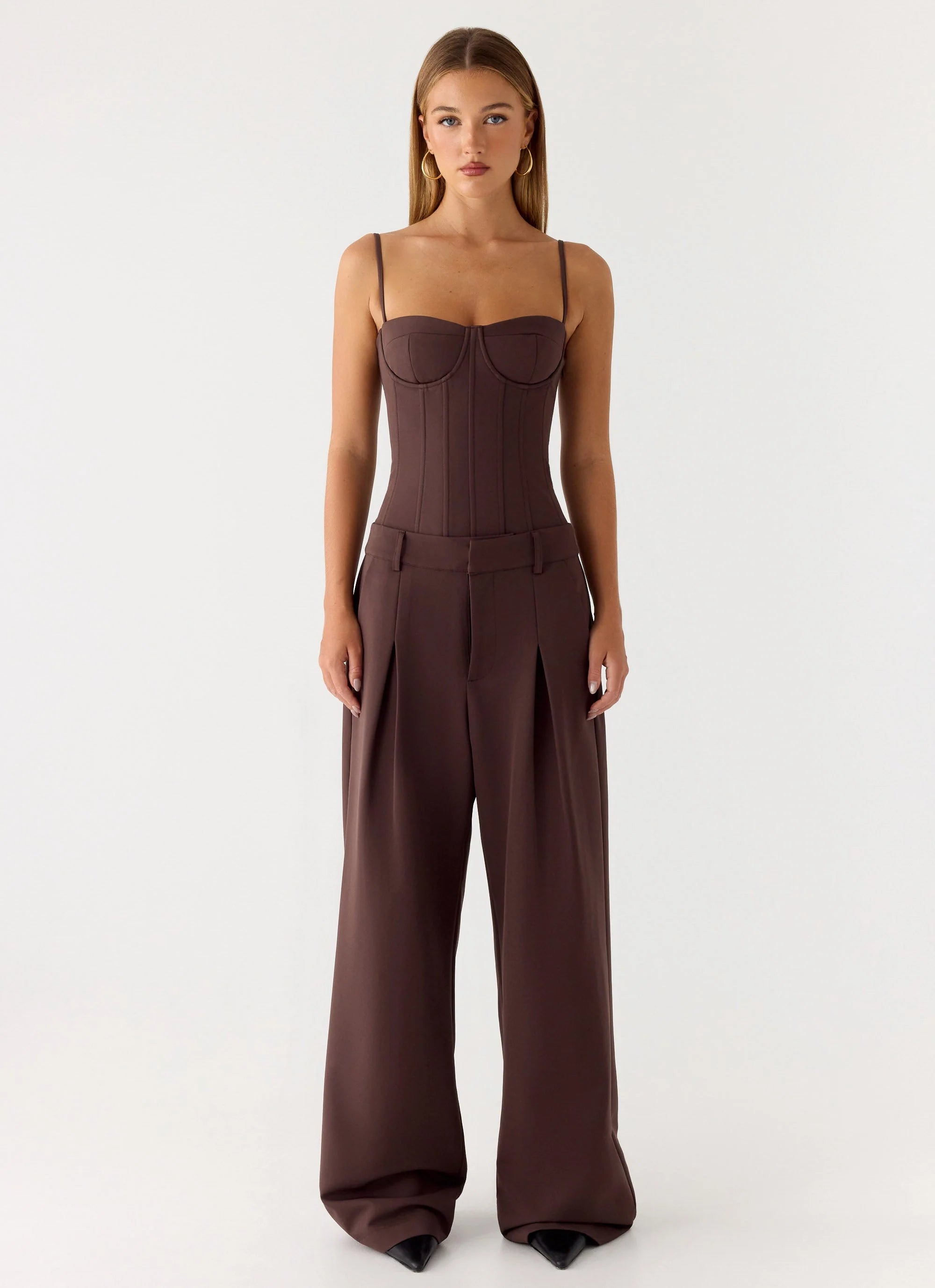 Sora Low Rise Pant Dark Chocolate