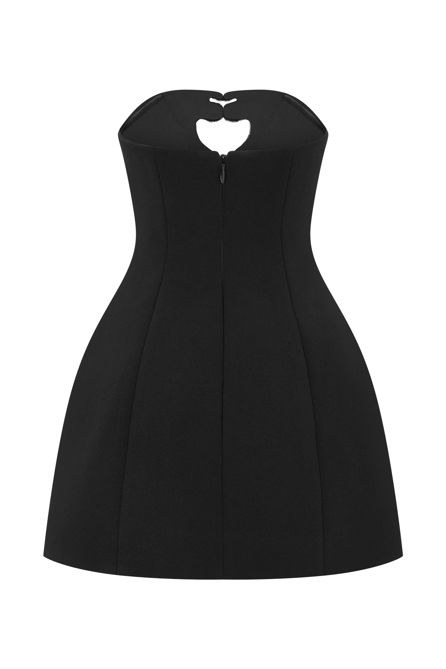 Hilda Embellished Strapless Mini Dress Black