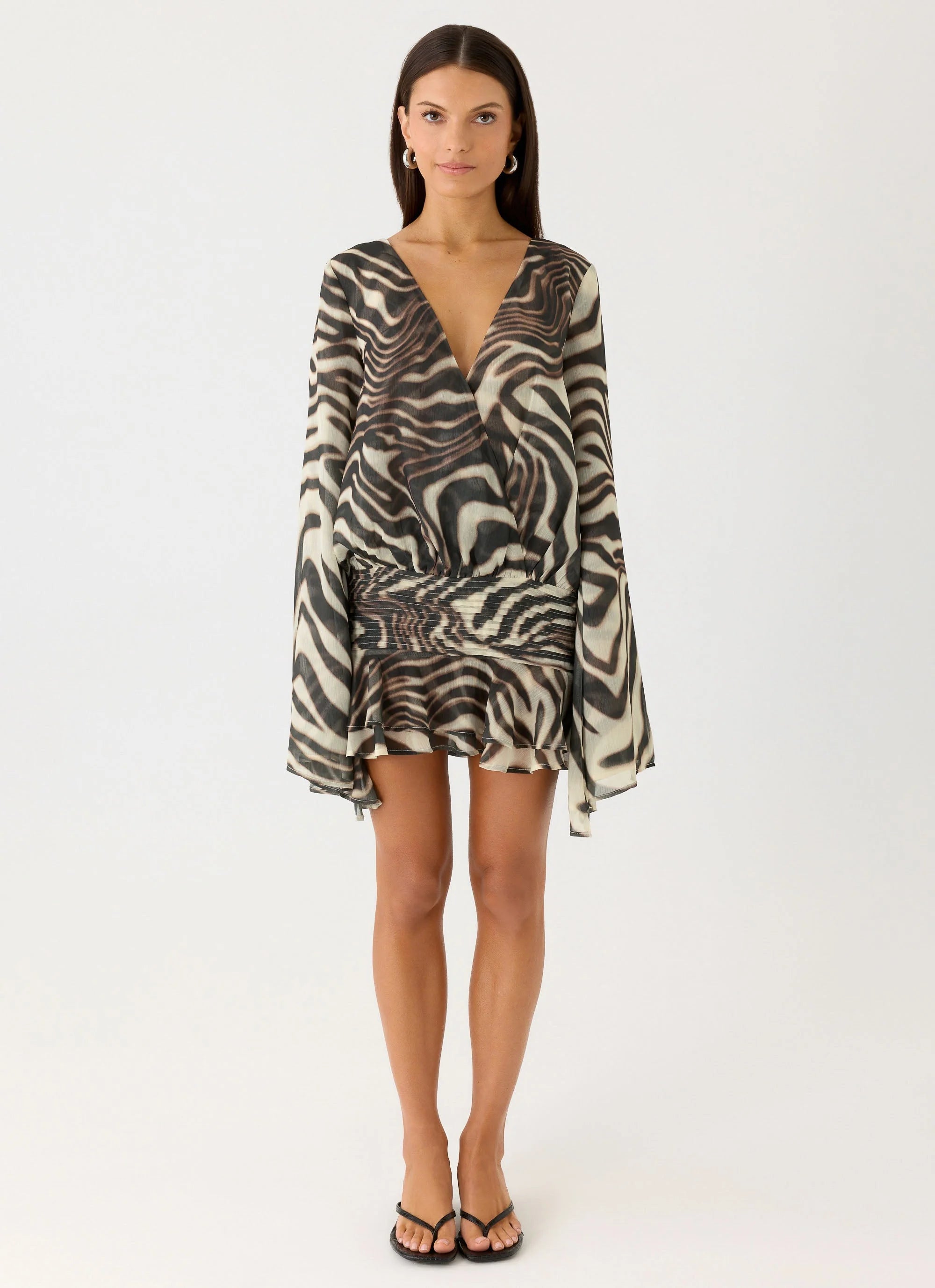 Elisana Mini Dress Zebra