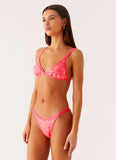 Croatia Bikini Bottoms Pink Sequin