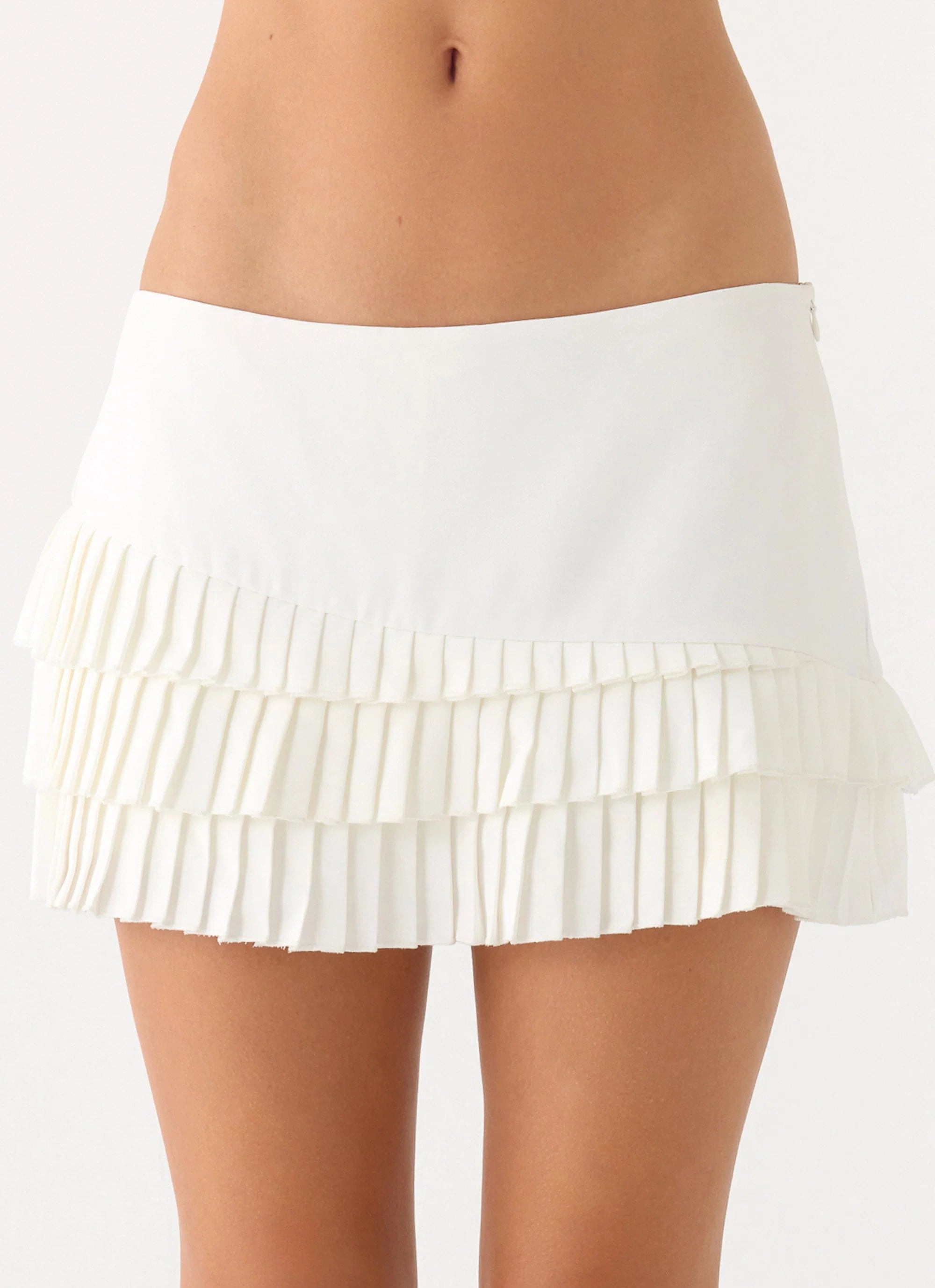 Skyler Mini Skort White