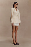 Gina Suiting Mini Skirt Ivory