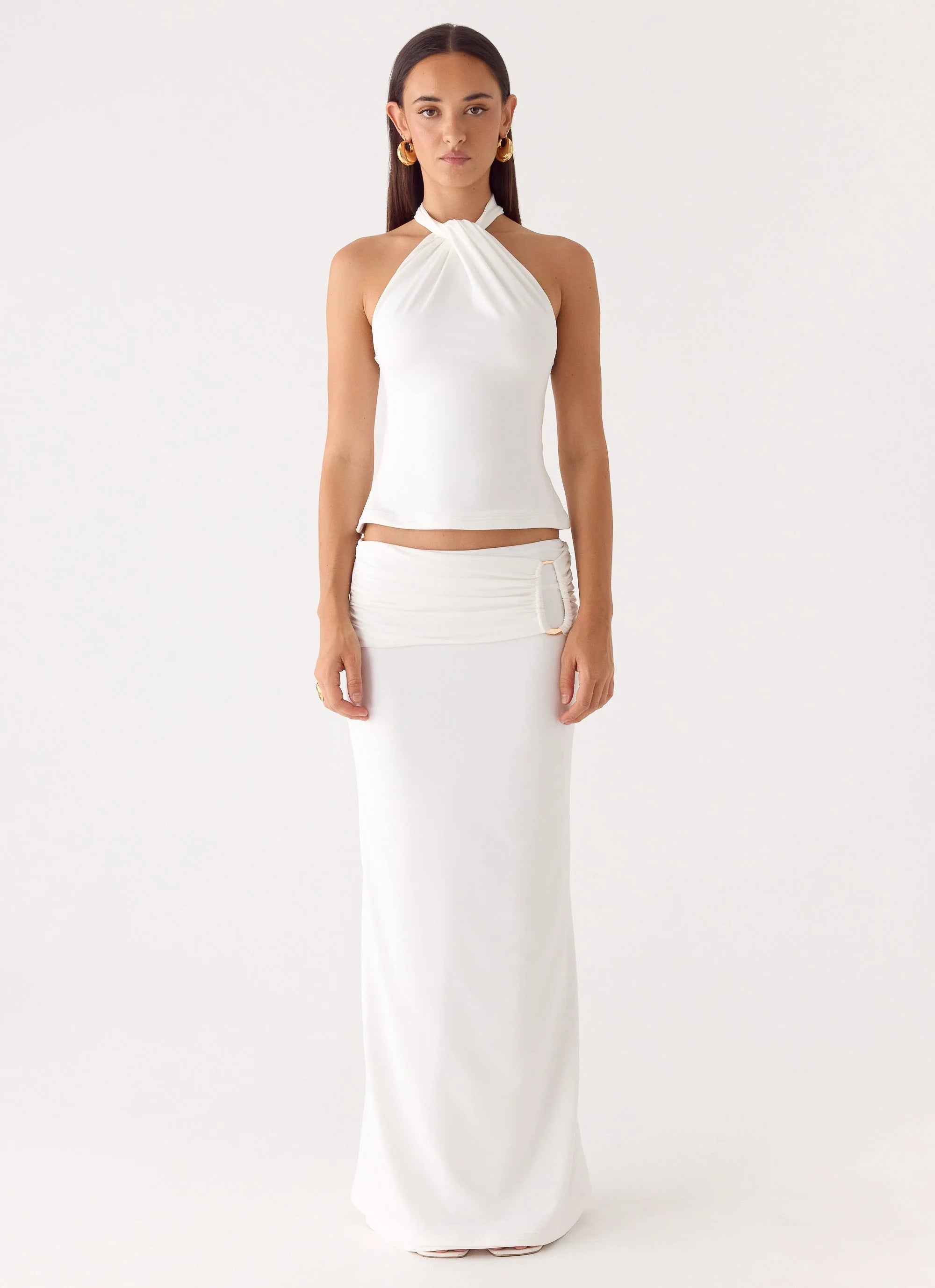 Rosanna Maxi Skirt - White