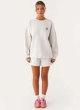 Signature Oversized Sweatshirt Grey