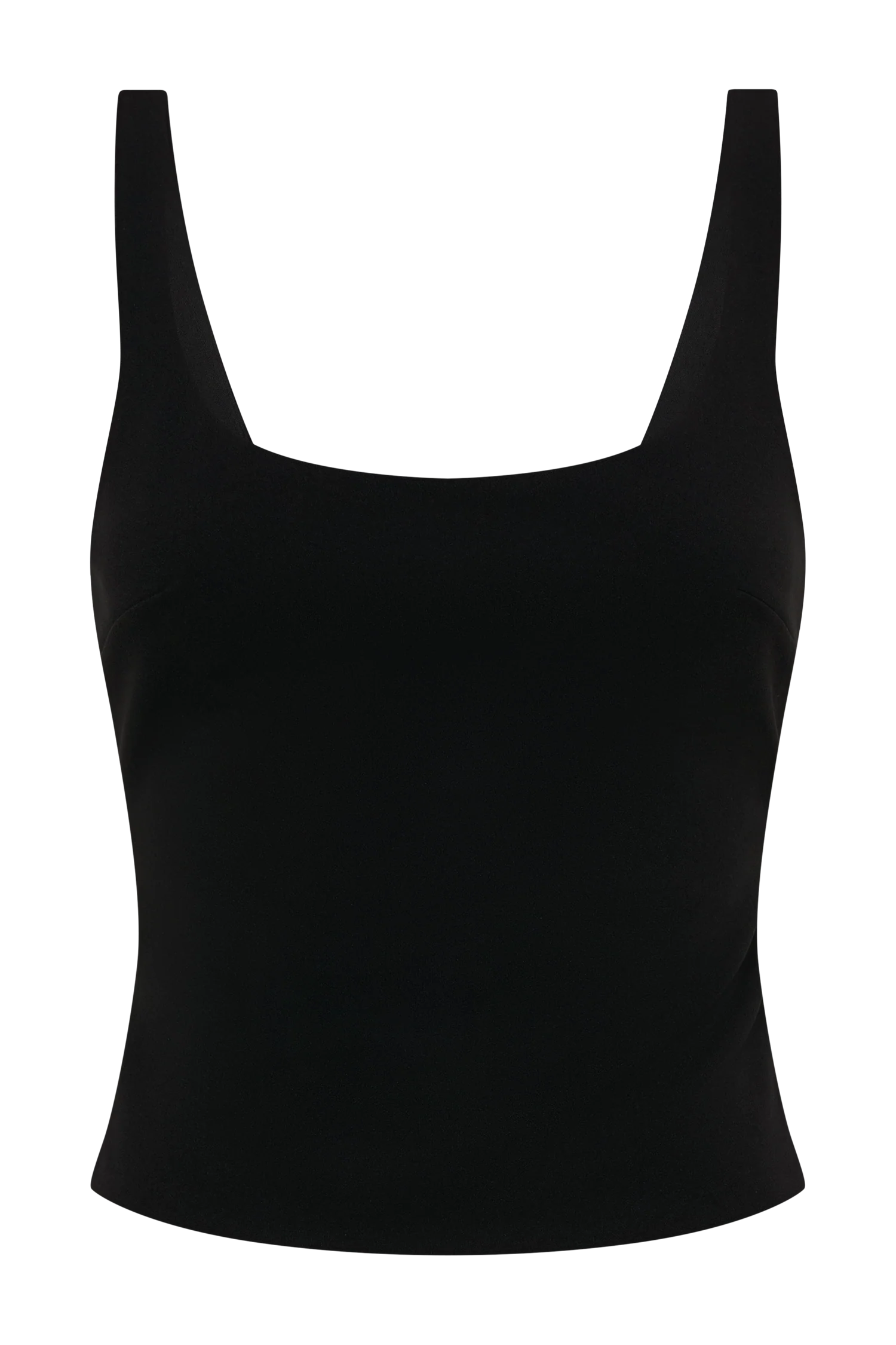 Blanca Stretch Crepe Cami Top Black