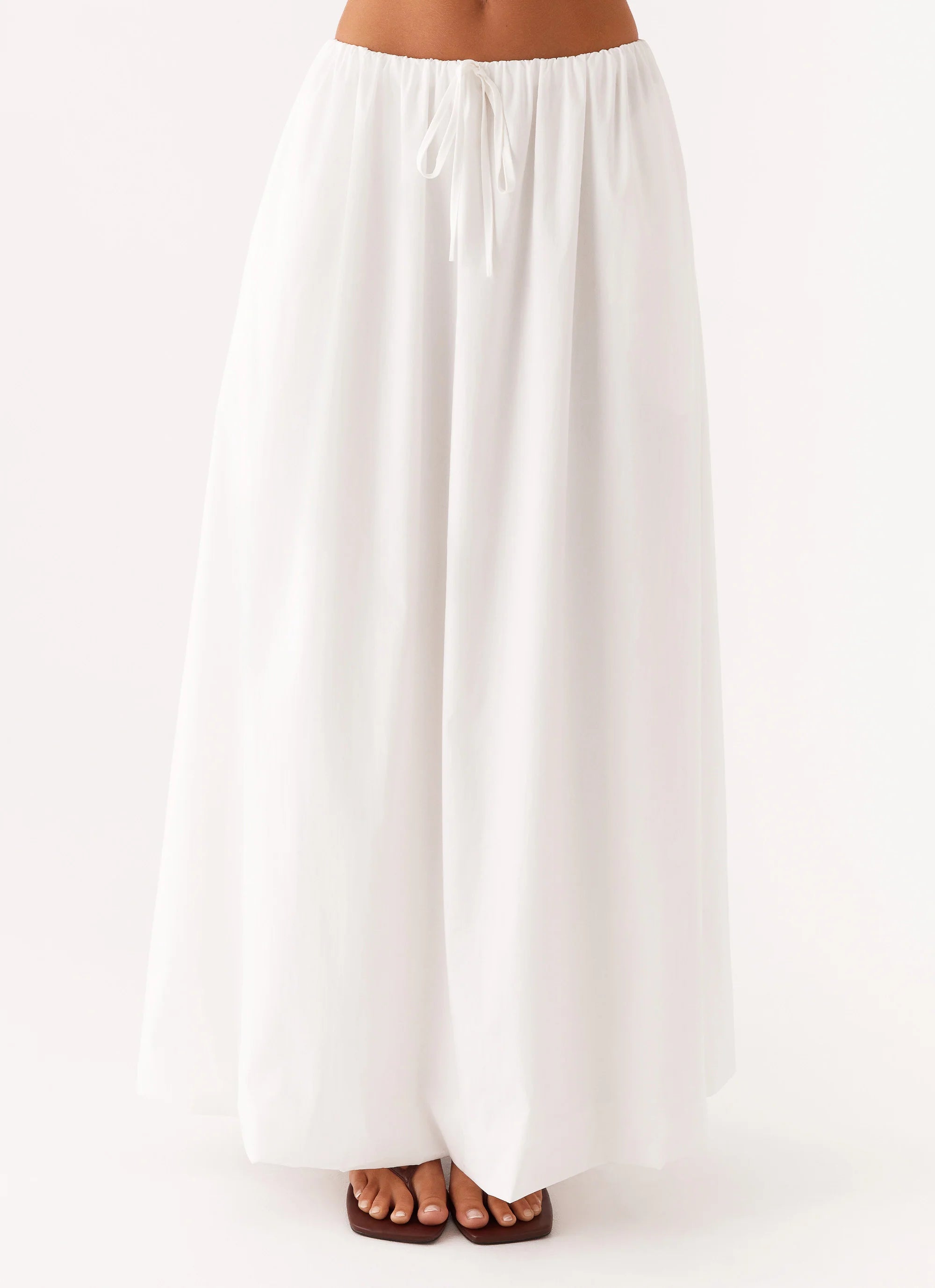 Cheryl Maxi Skirt White
