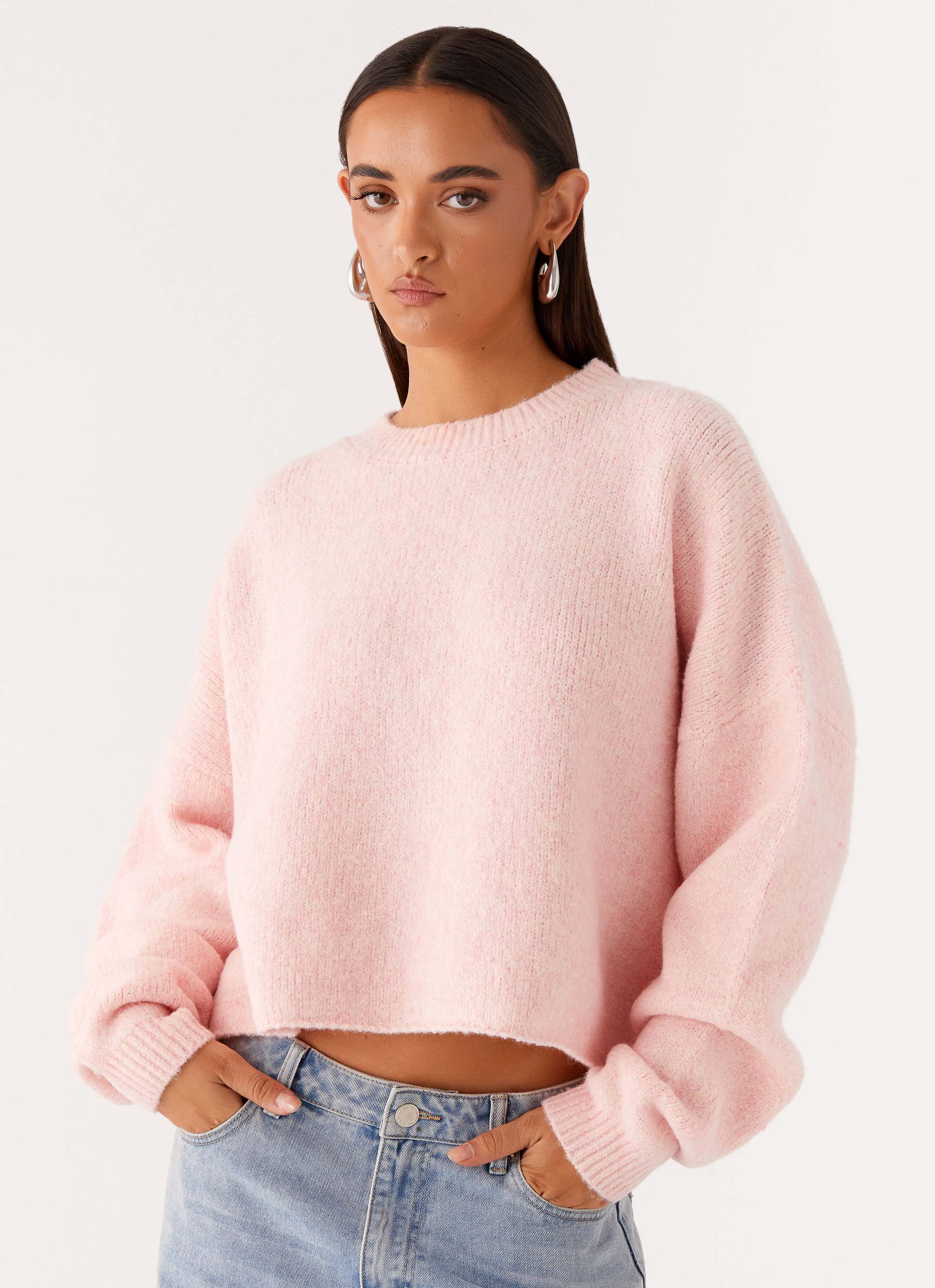 Lilah Knit Jumper Pink