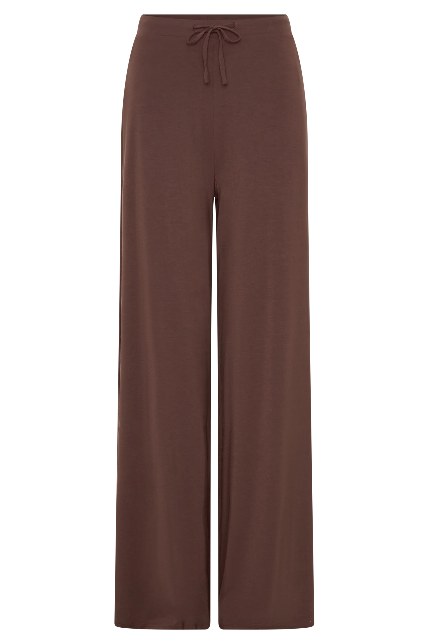 Dewi Wide Leg Modal Pants Chocolate