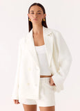 Asher Suiting Blazer - White