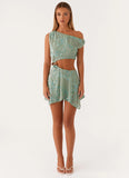 Aletta Sequin Mini Dress Mint