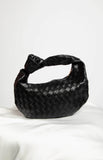 Rylie Black PU Shoulder Bag