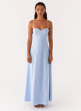 Clear As Day Maxi Dress Blue