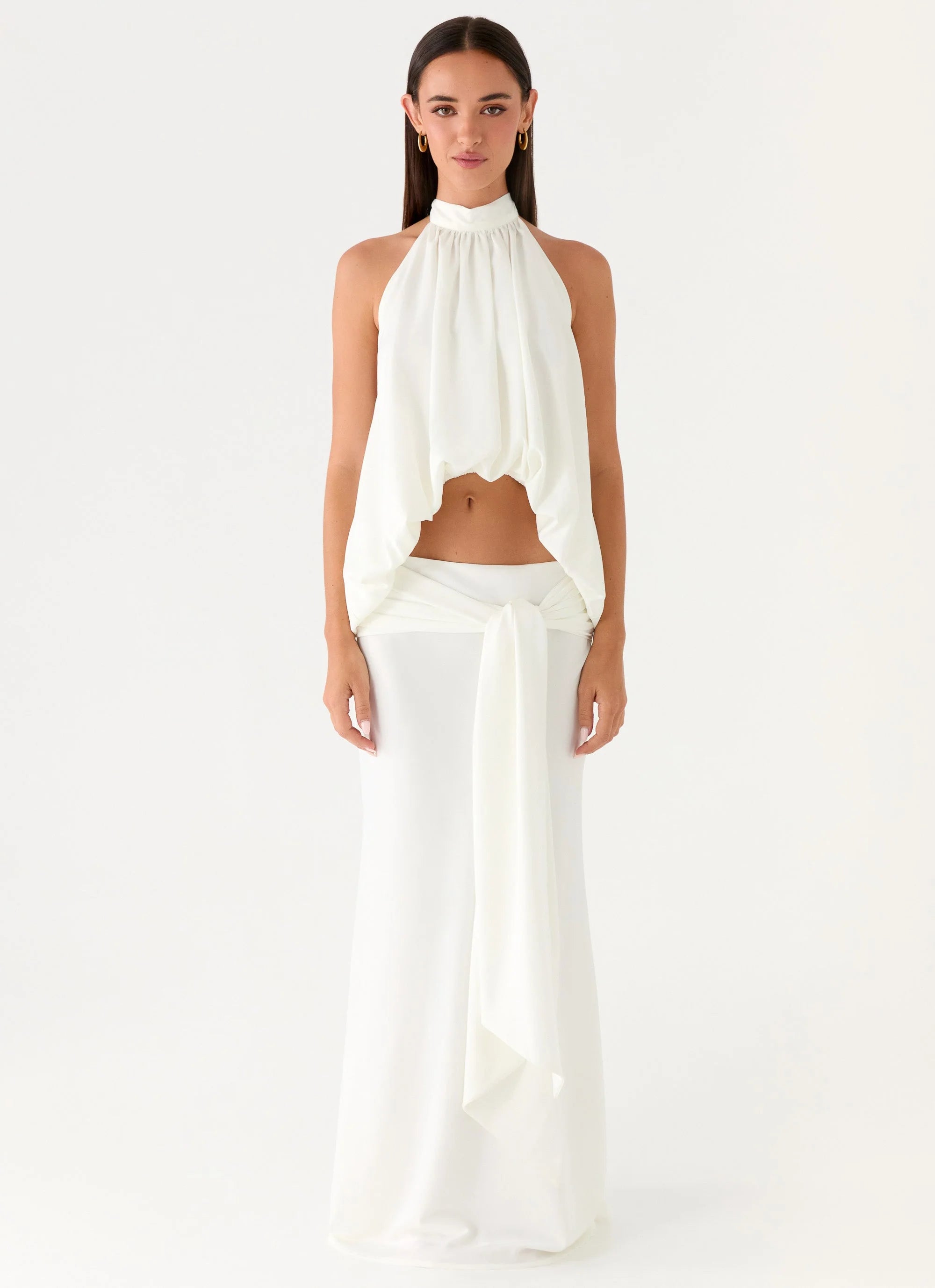 Eirlys Maxi Skirt - White