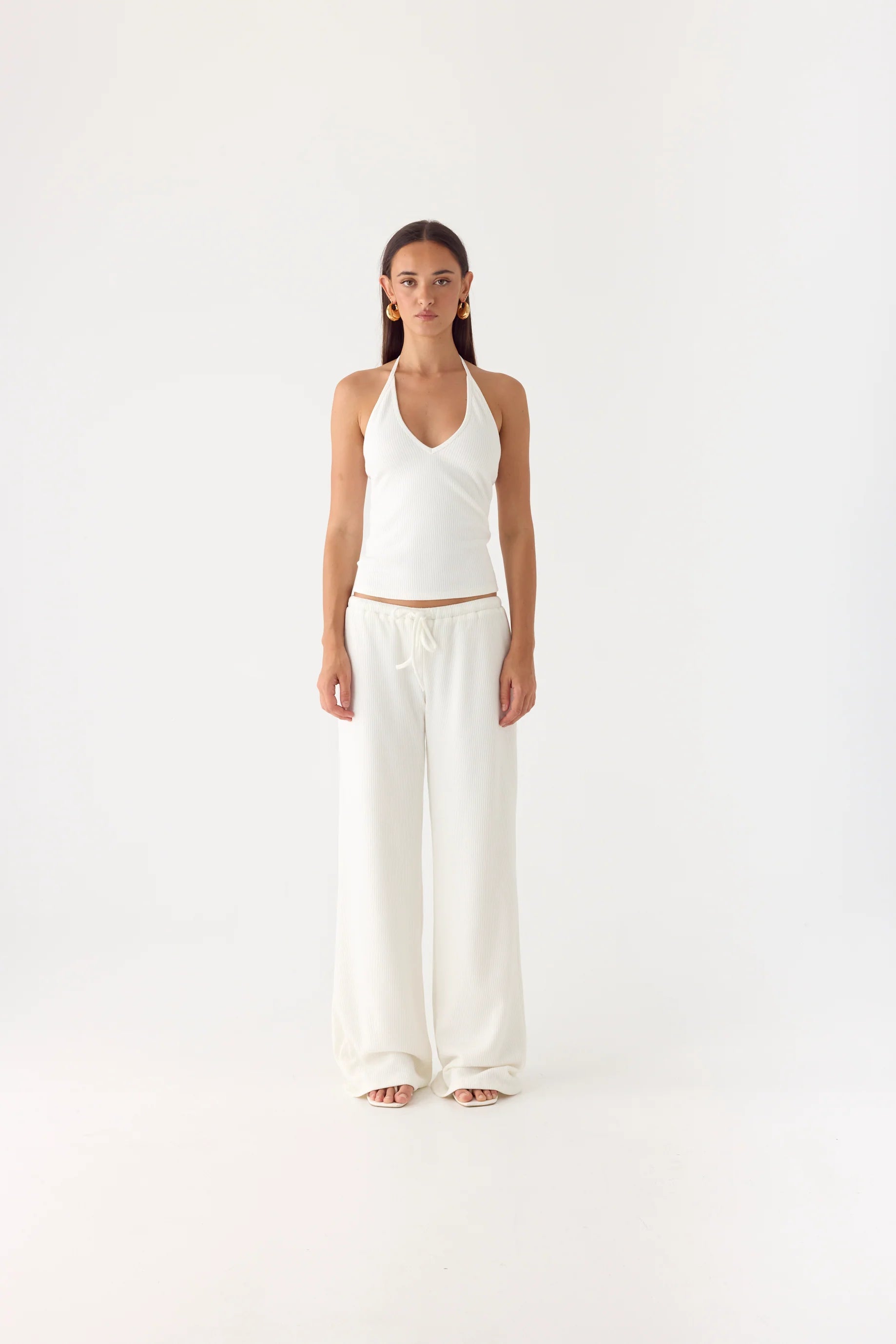 Amrita Halter Top White