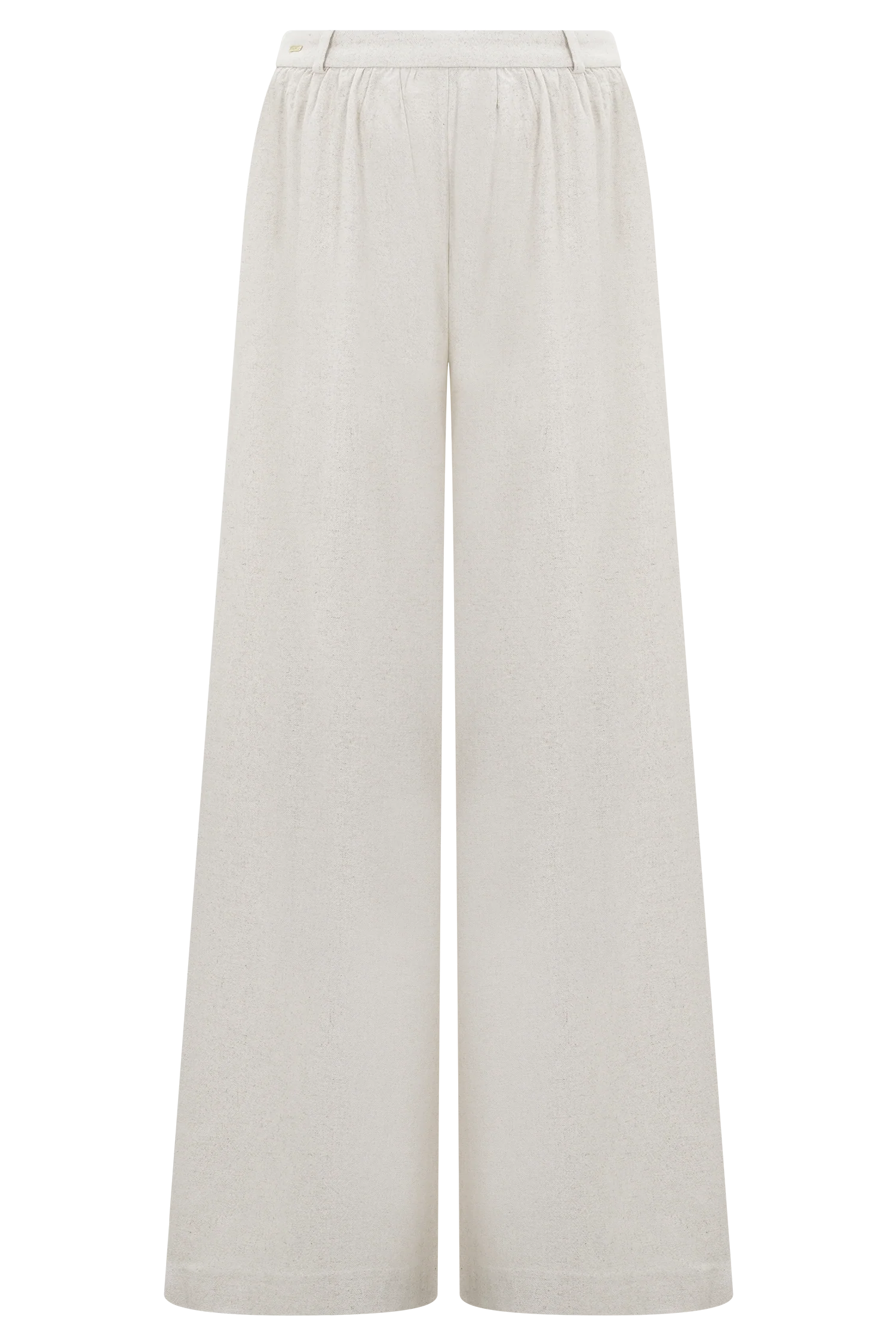 Gabby Straight Leg Linen Pants Natural