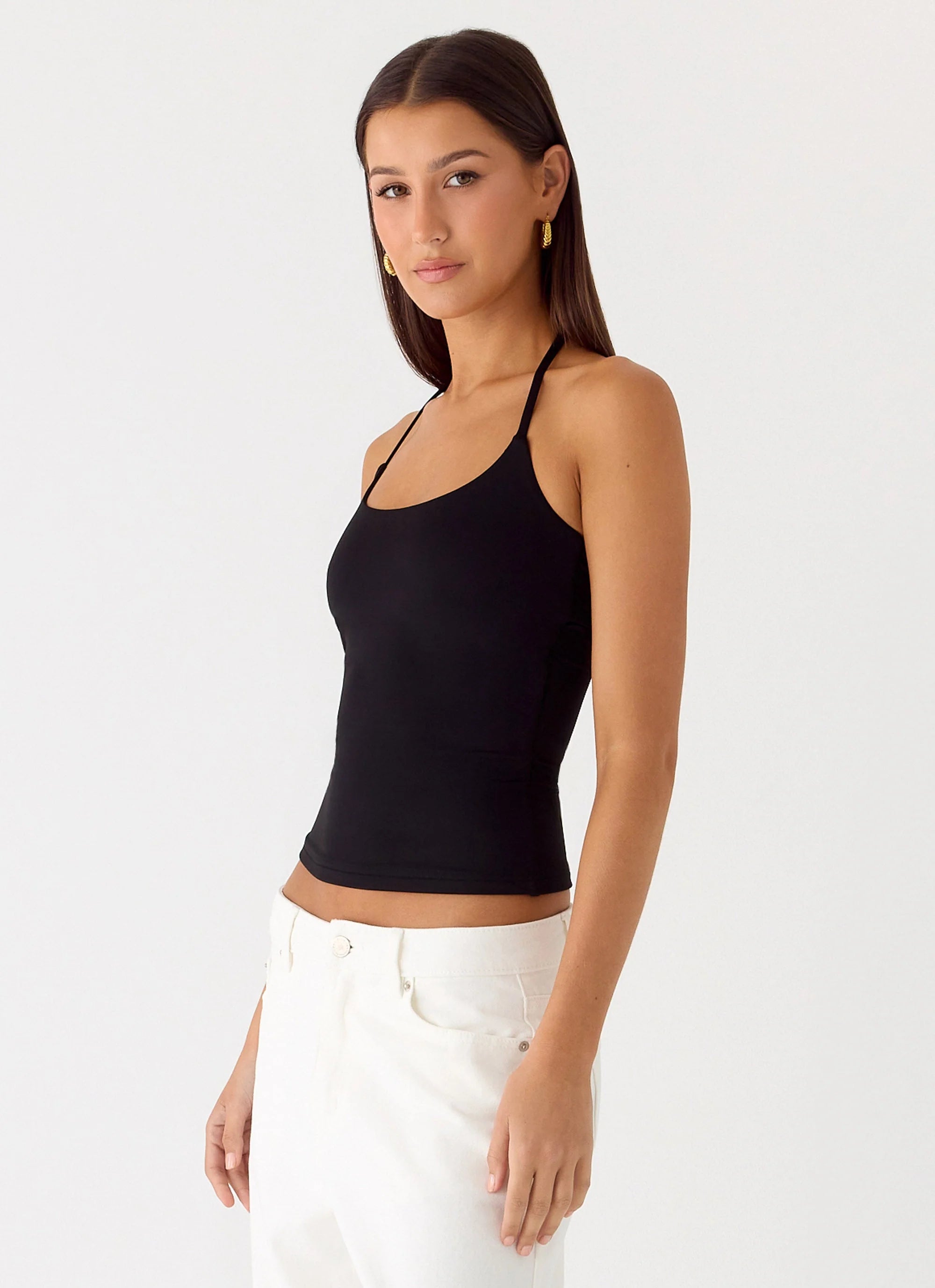 Chauncey Halter Top Black