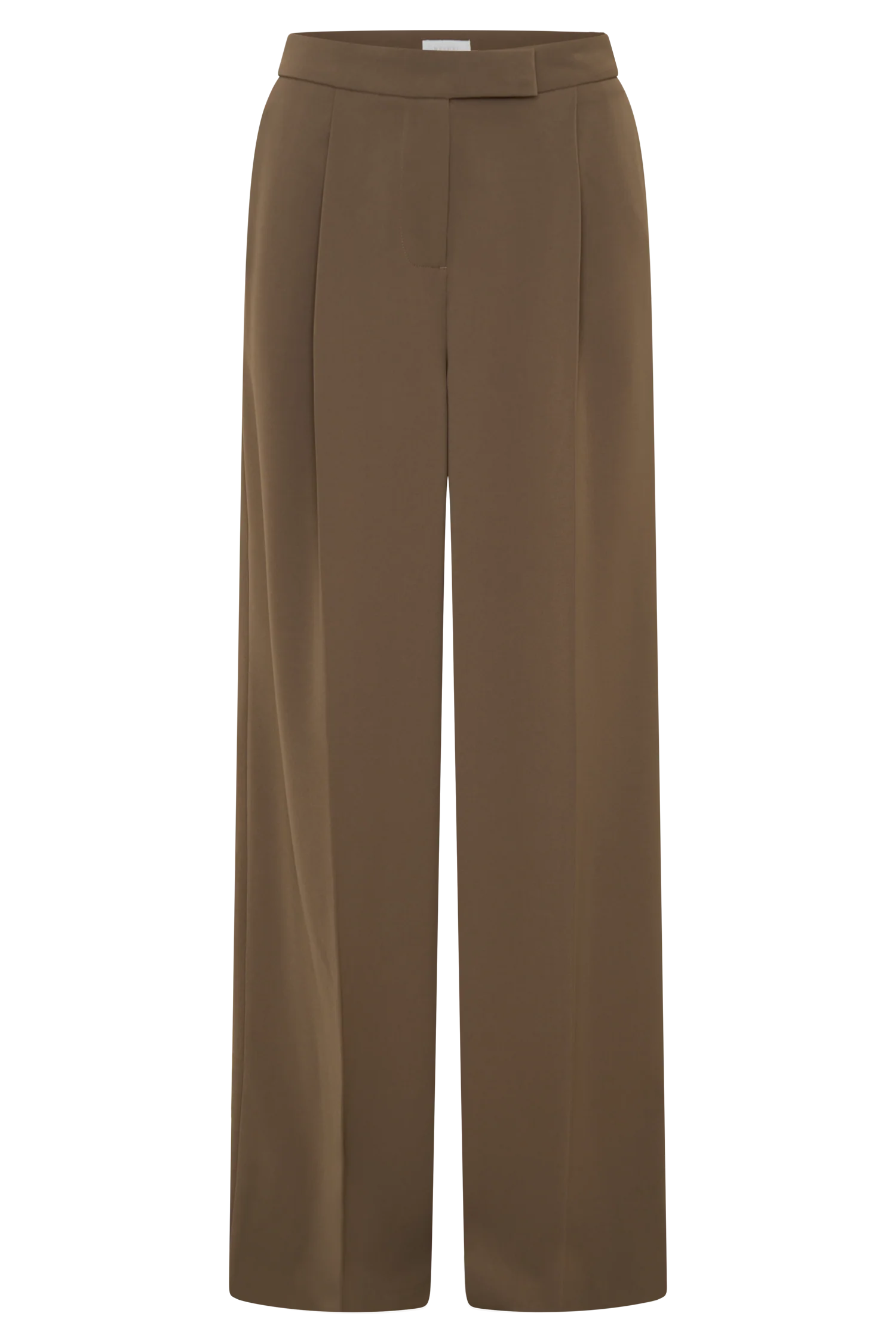 Faith Suiting Wide Leg Pant Cacao Brown