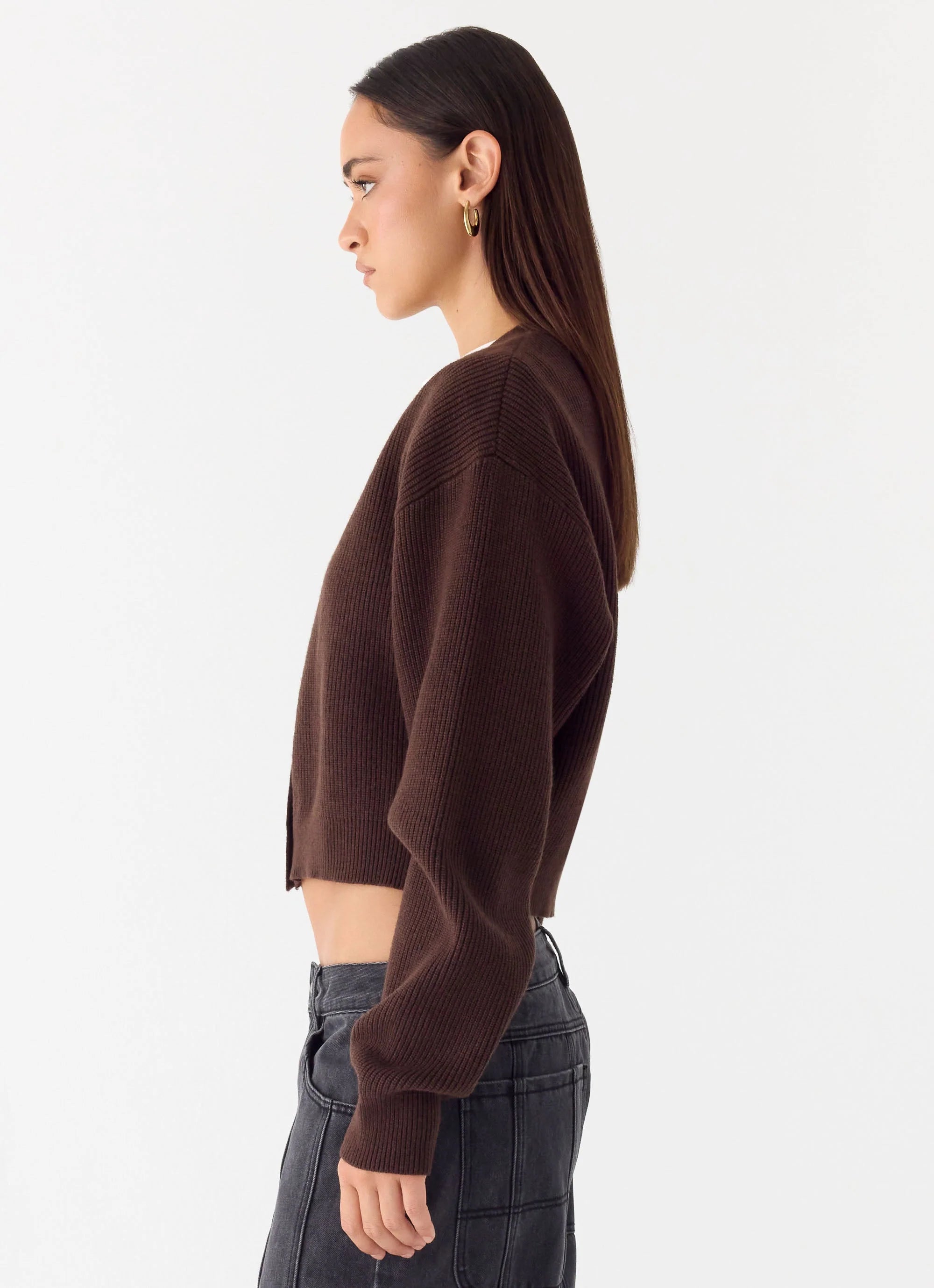 Ashby Knit Sweater Chocolate
