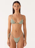 Calista Bikini Top Sea Salt Stripe