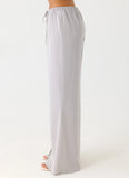 Sorena Low Rise Flared Pants Misty Blue