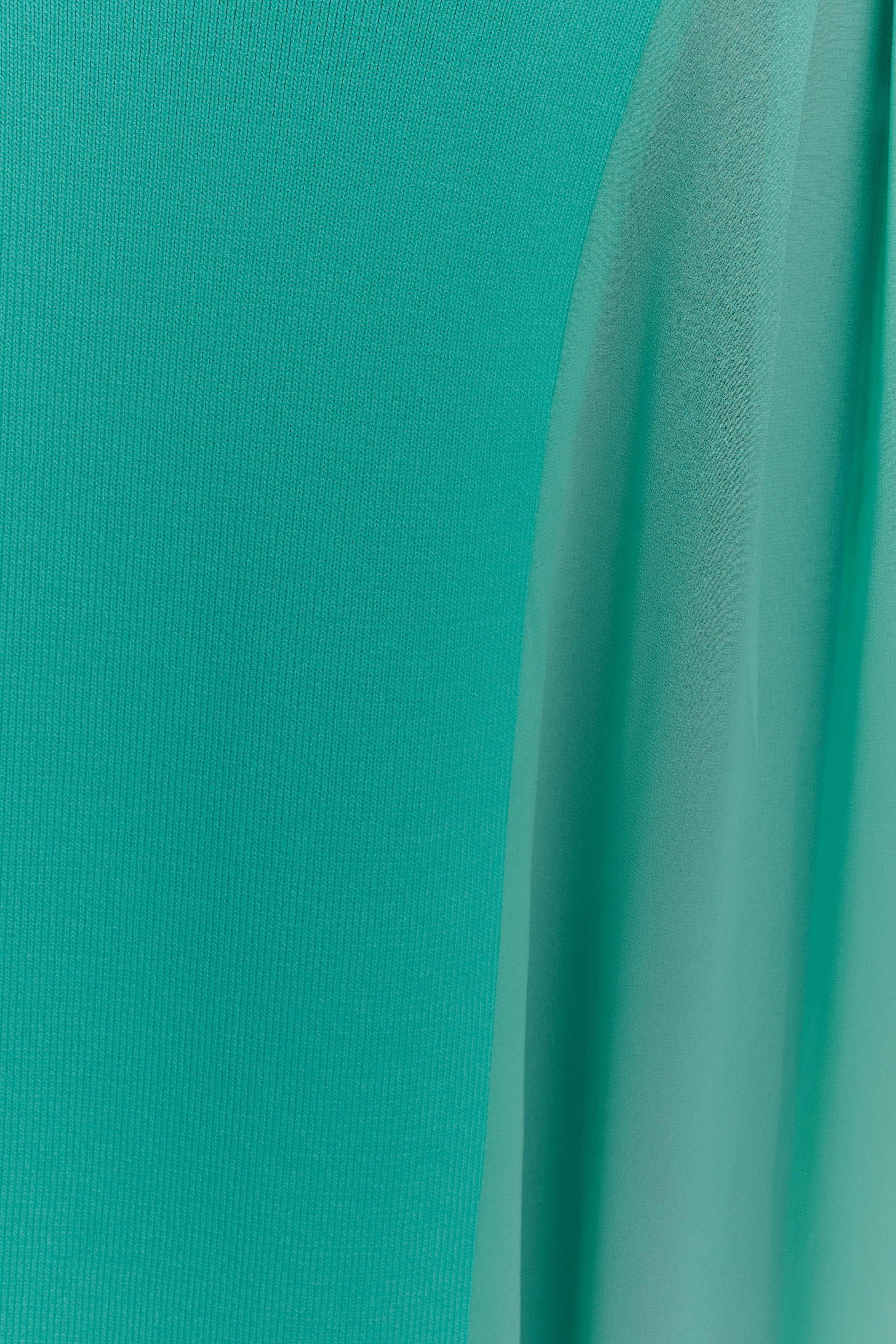 Soleil Knit And Mesh Halter Maxi Dress Lagoon