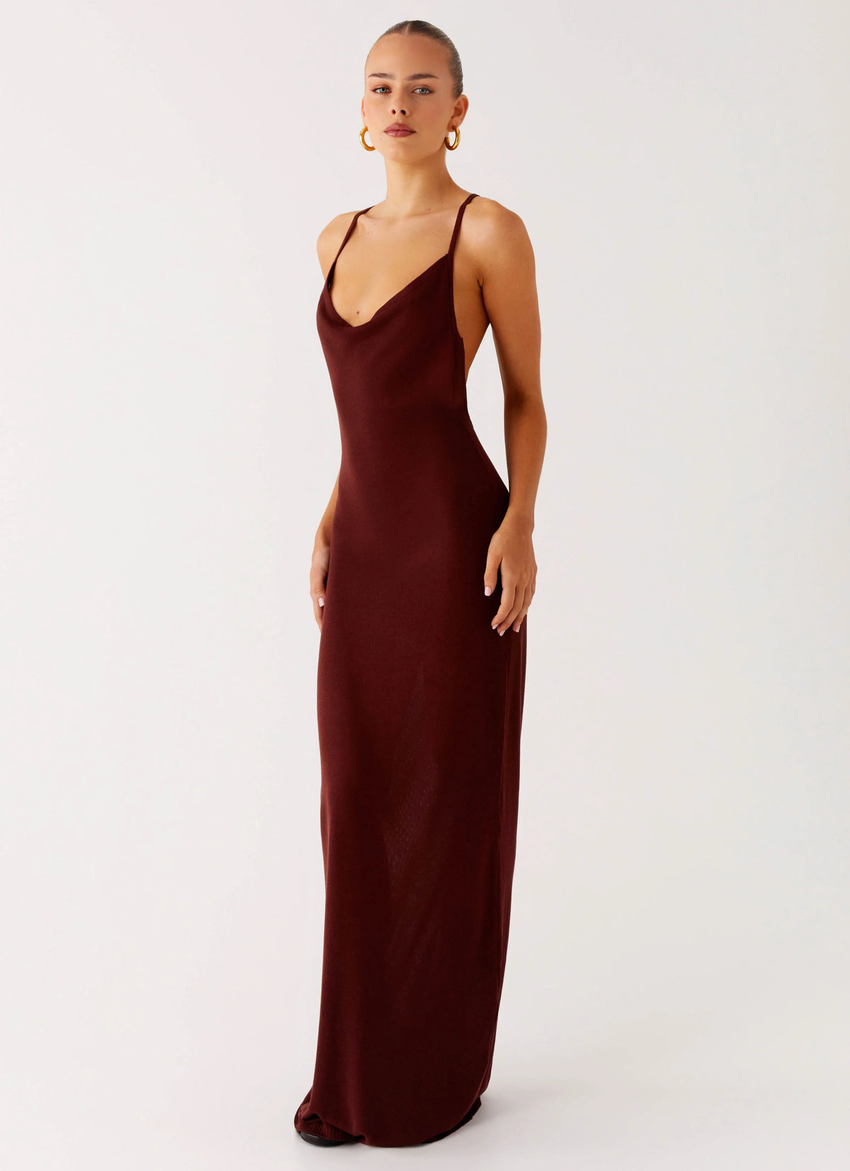 Nomad Muse Maxi Dress Chocolate