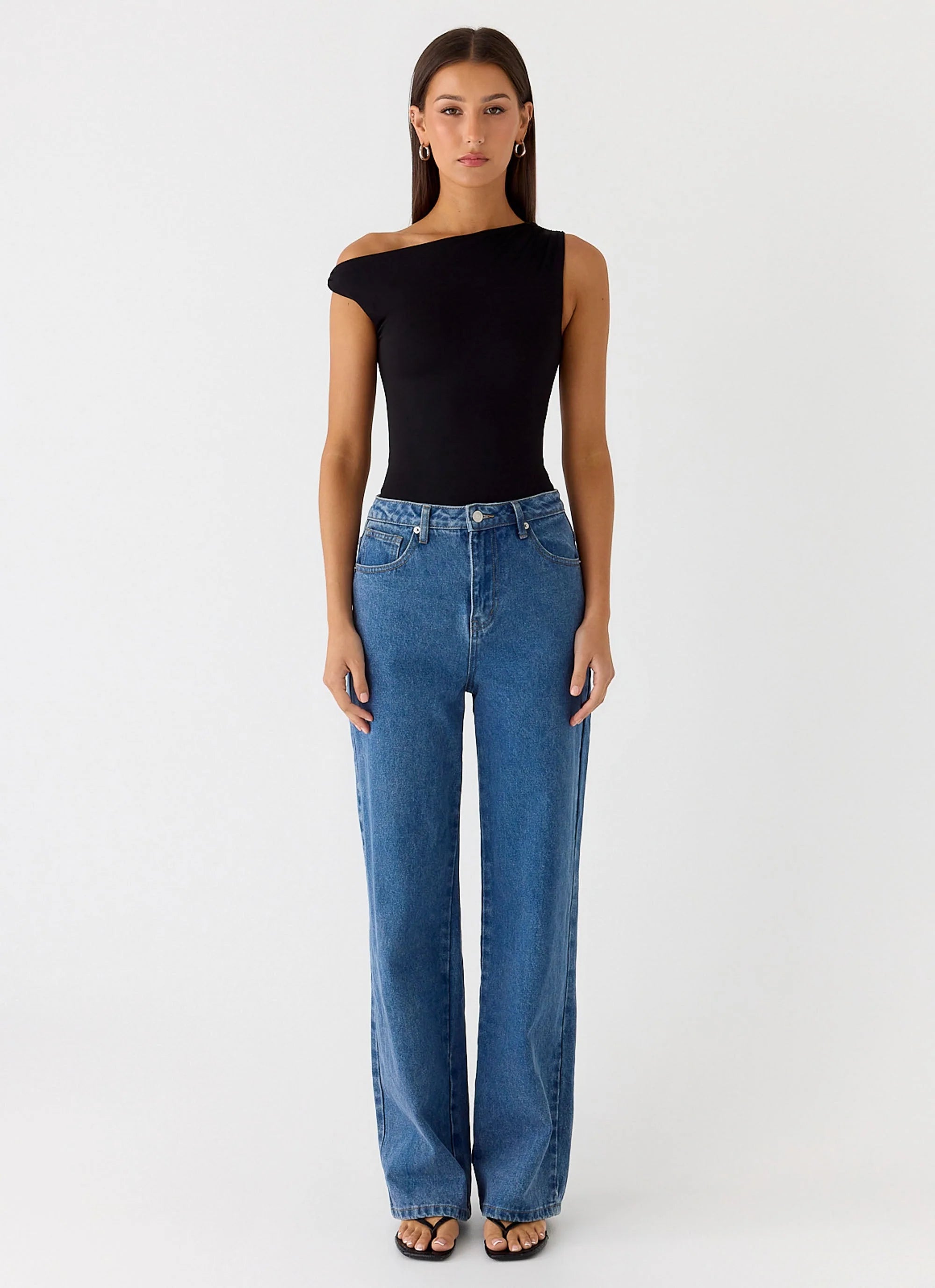 No Answer Bodysuit Black