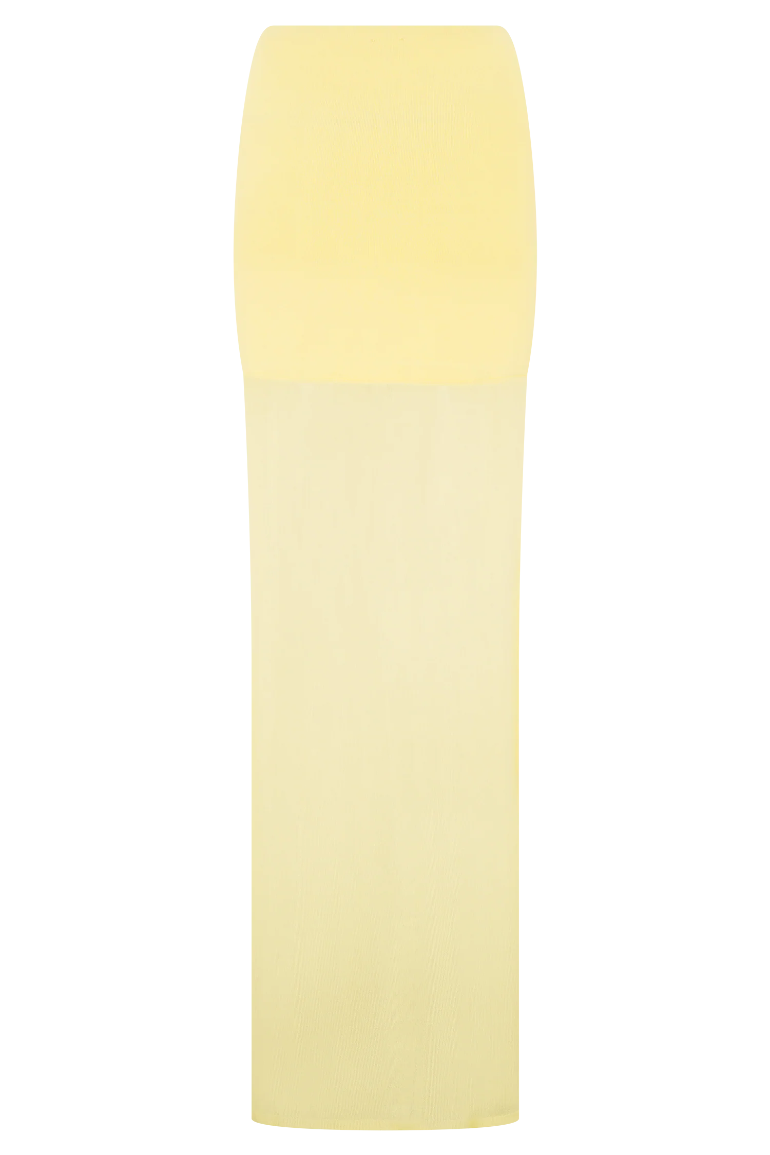 Tanyel Sheer And Bandage Knit Maxi Skirt Lemon