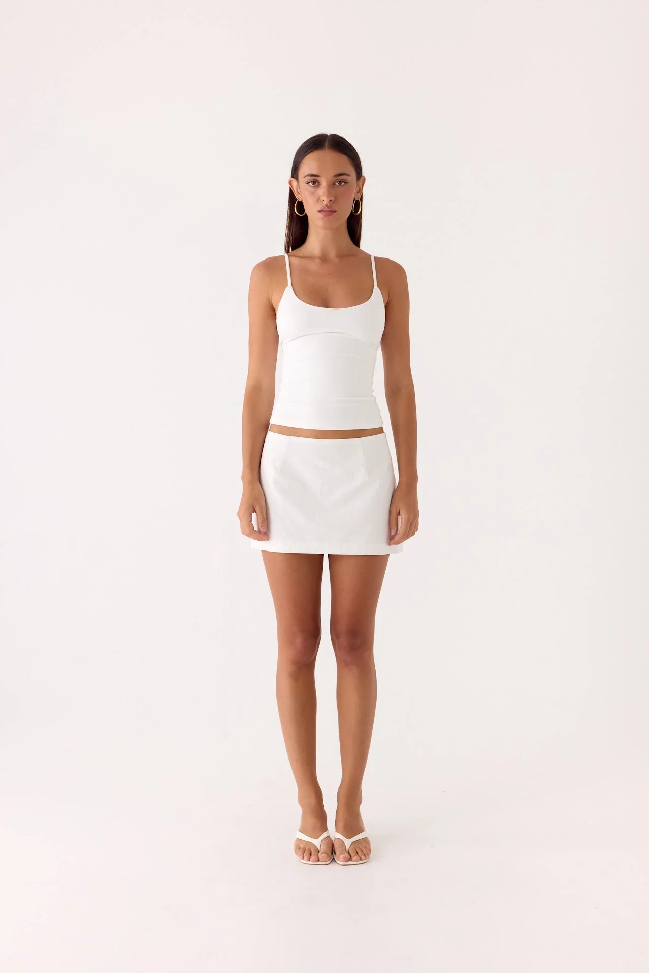 Sofia Mini Skirt White