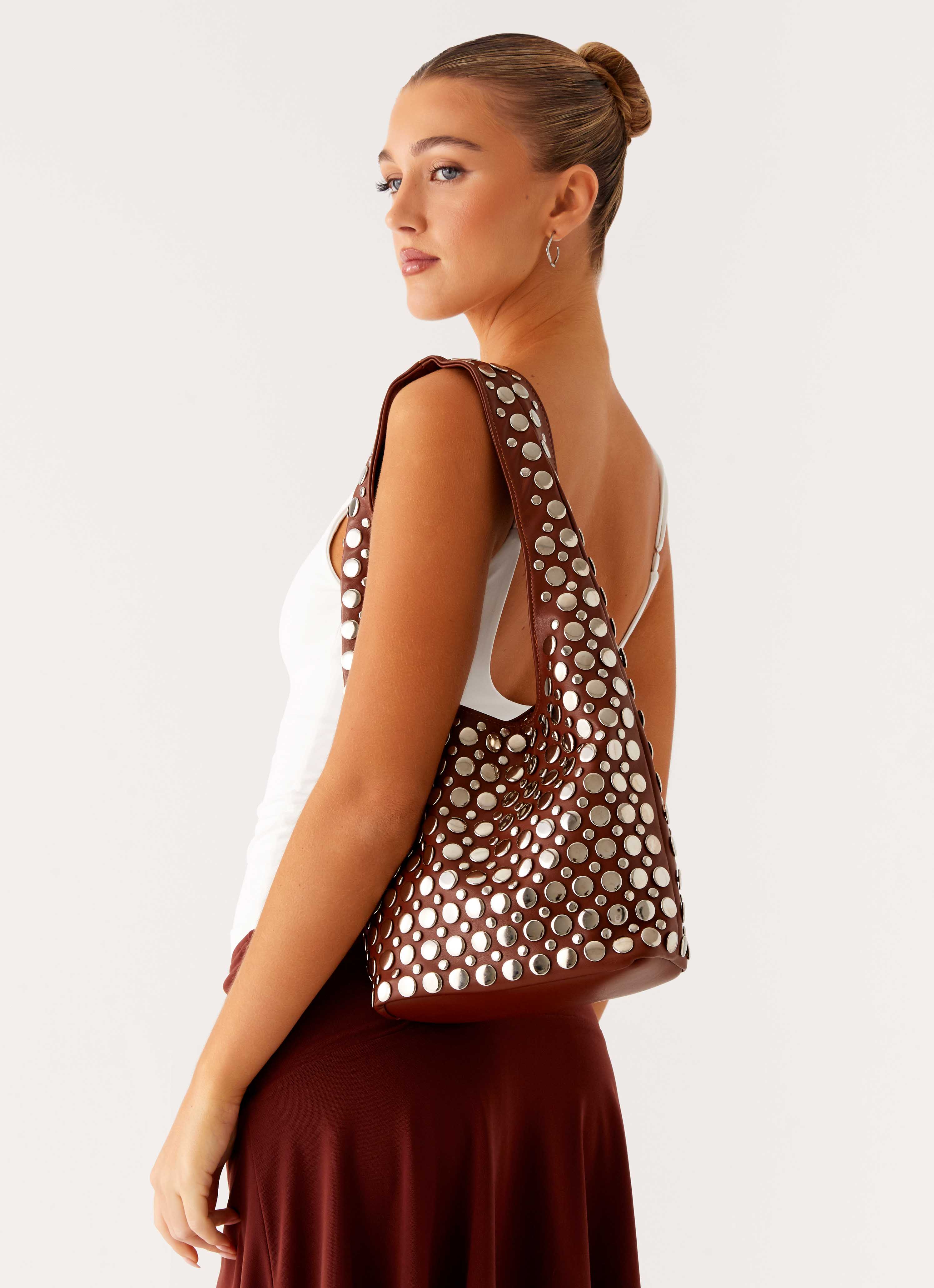 Rocky Shoulder Bag Brown
