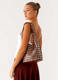 Rocky Shoulder Bag Brown