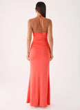 Aminata Maxi Dress - Burnt Coral