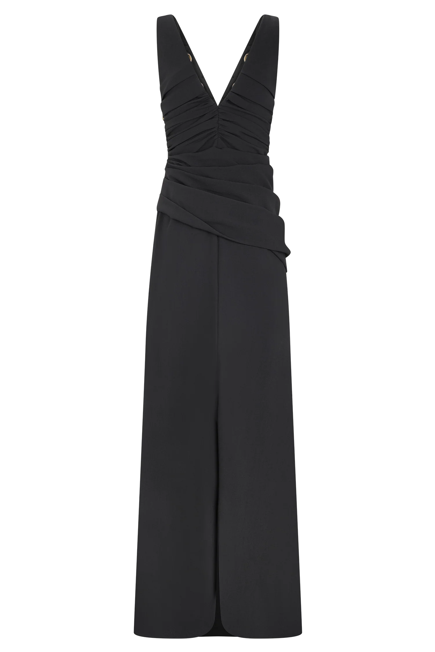 Axton Low Neck Maxi Dress Black