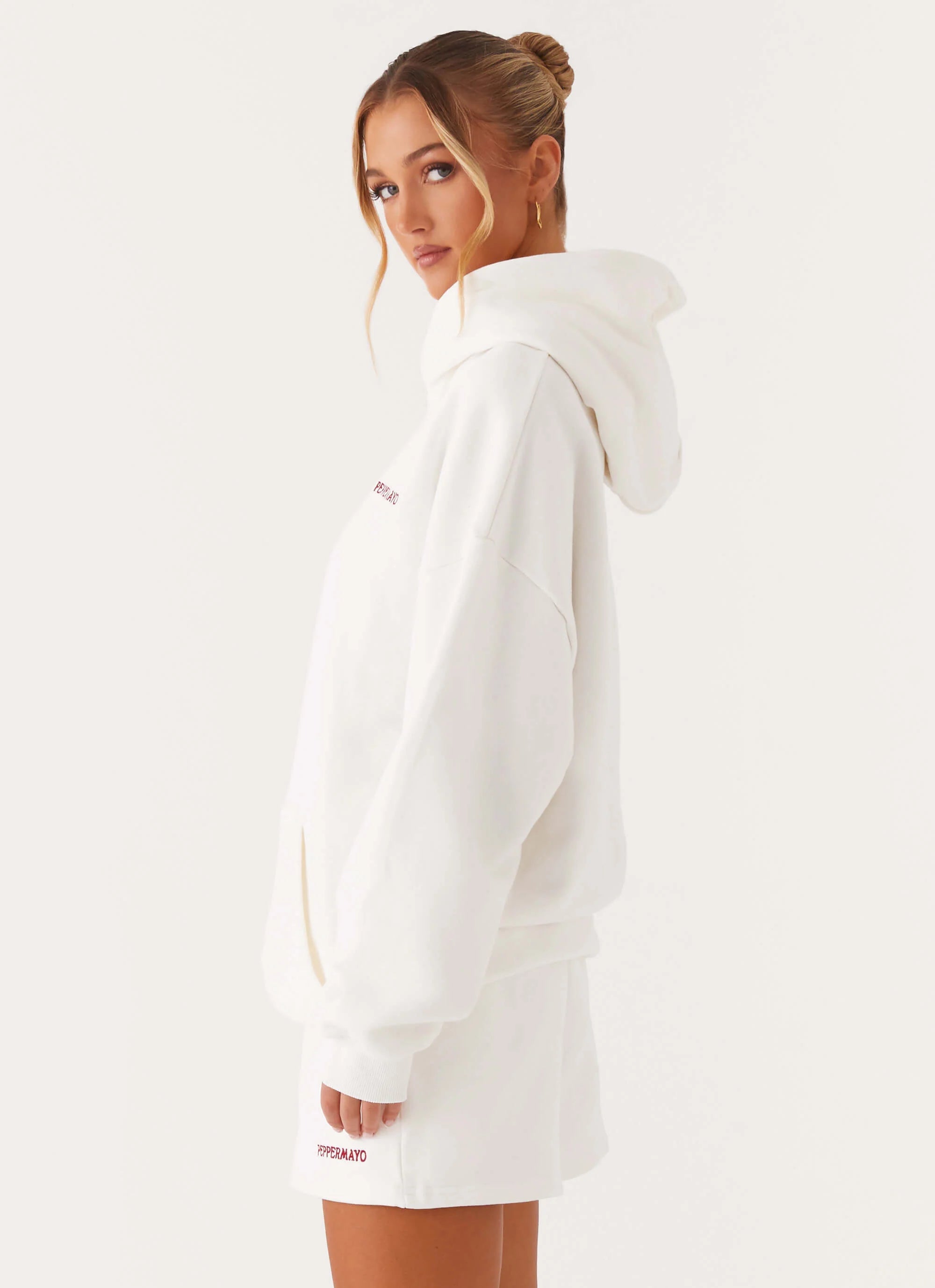Signature Oversized Hoodie Ivory