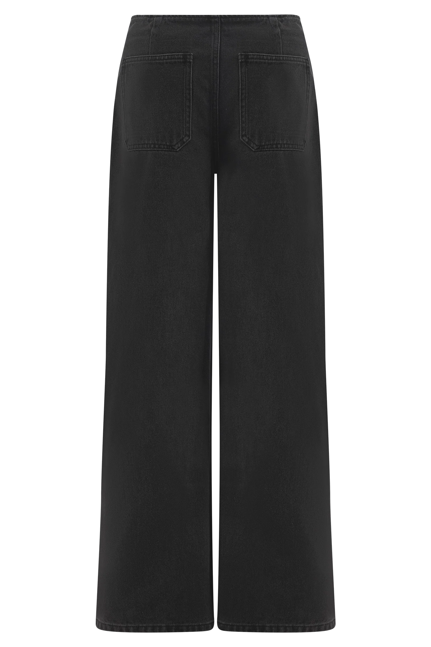 Caitlin Mid Rise Denim Jeans Washed Black