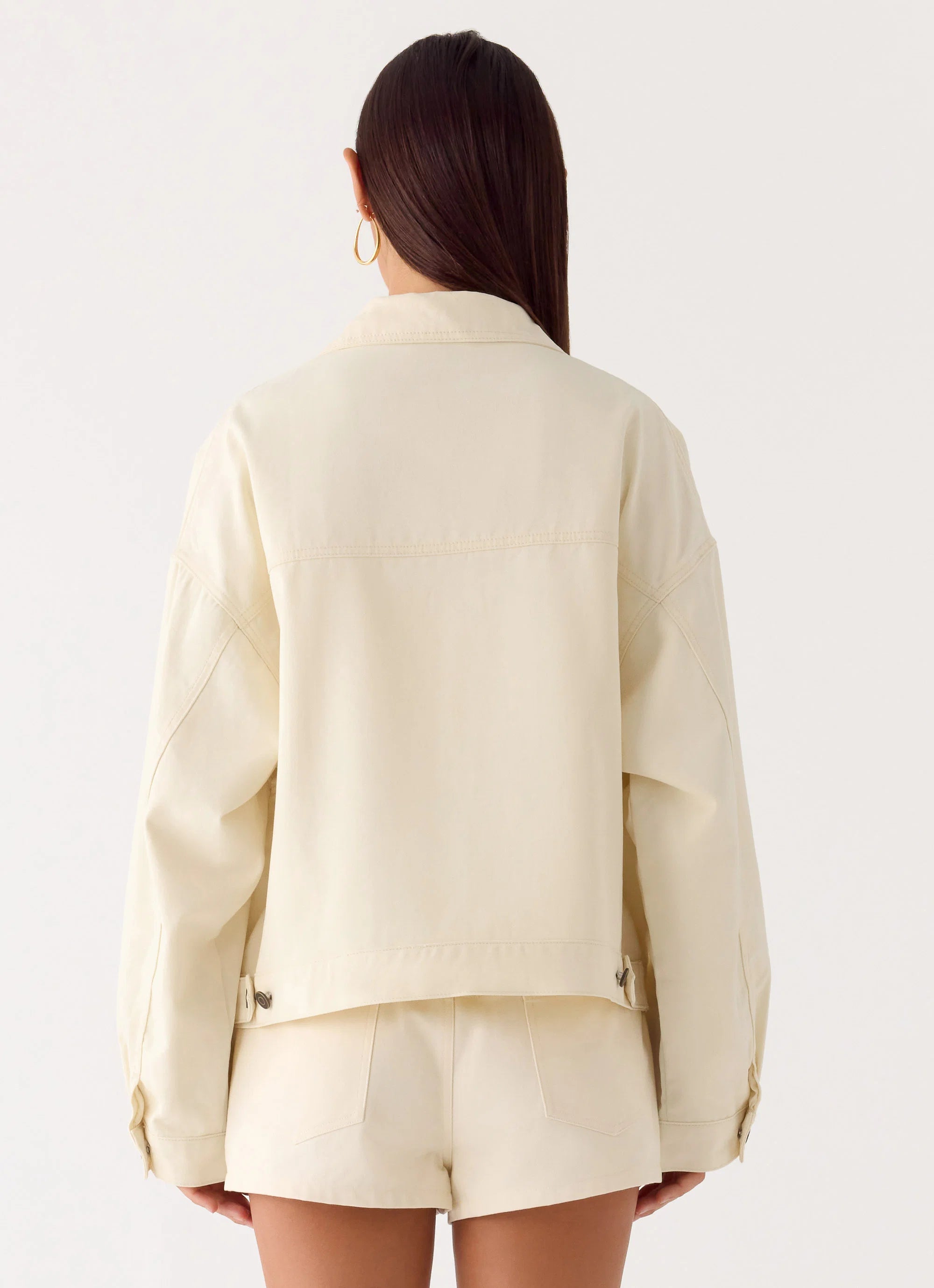 Lewis Drill Jacket Ivory