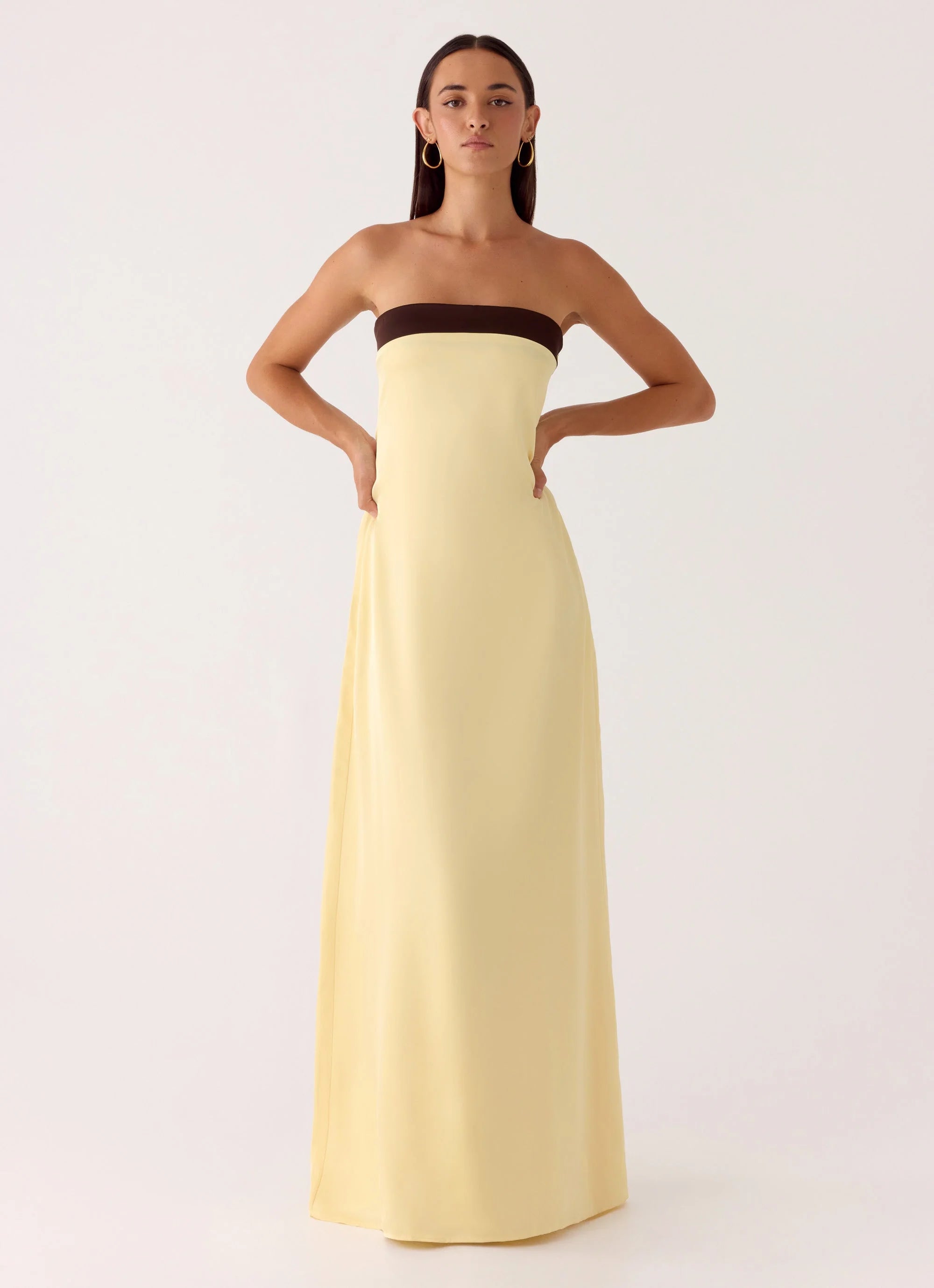 Jiana Maxi Dress Baby Yellow