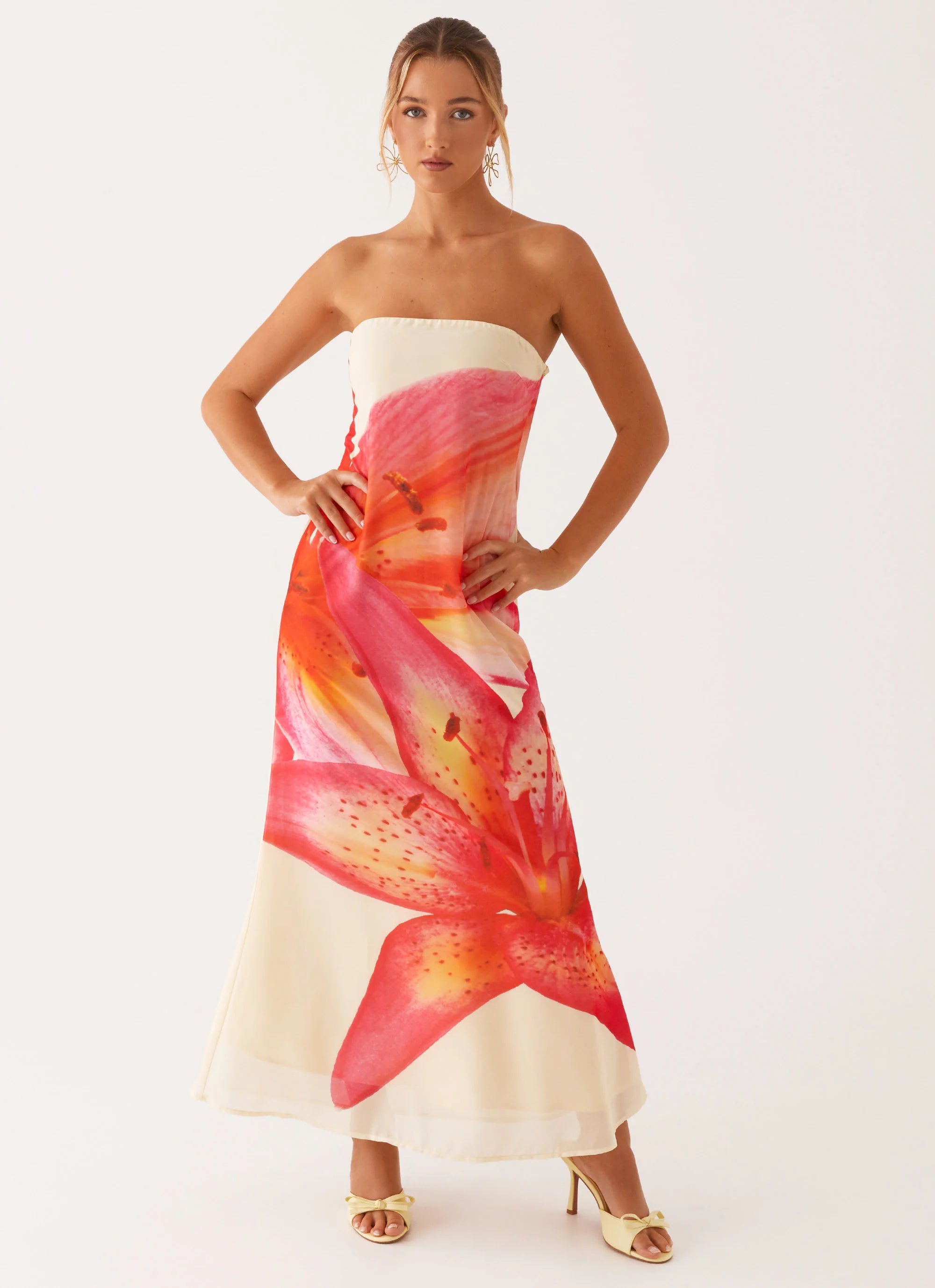 Darcy Maxi Dress Yellow Floral