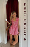 Raldo Red Gingham Playsuit