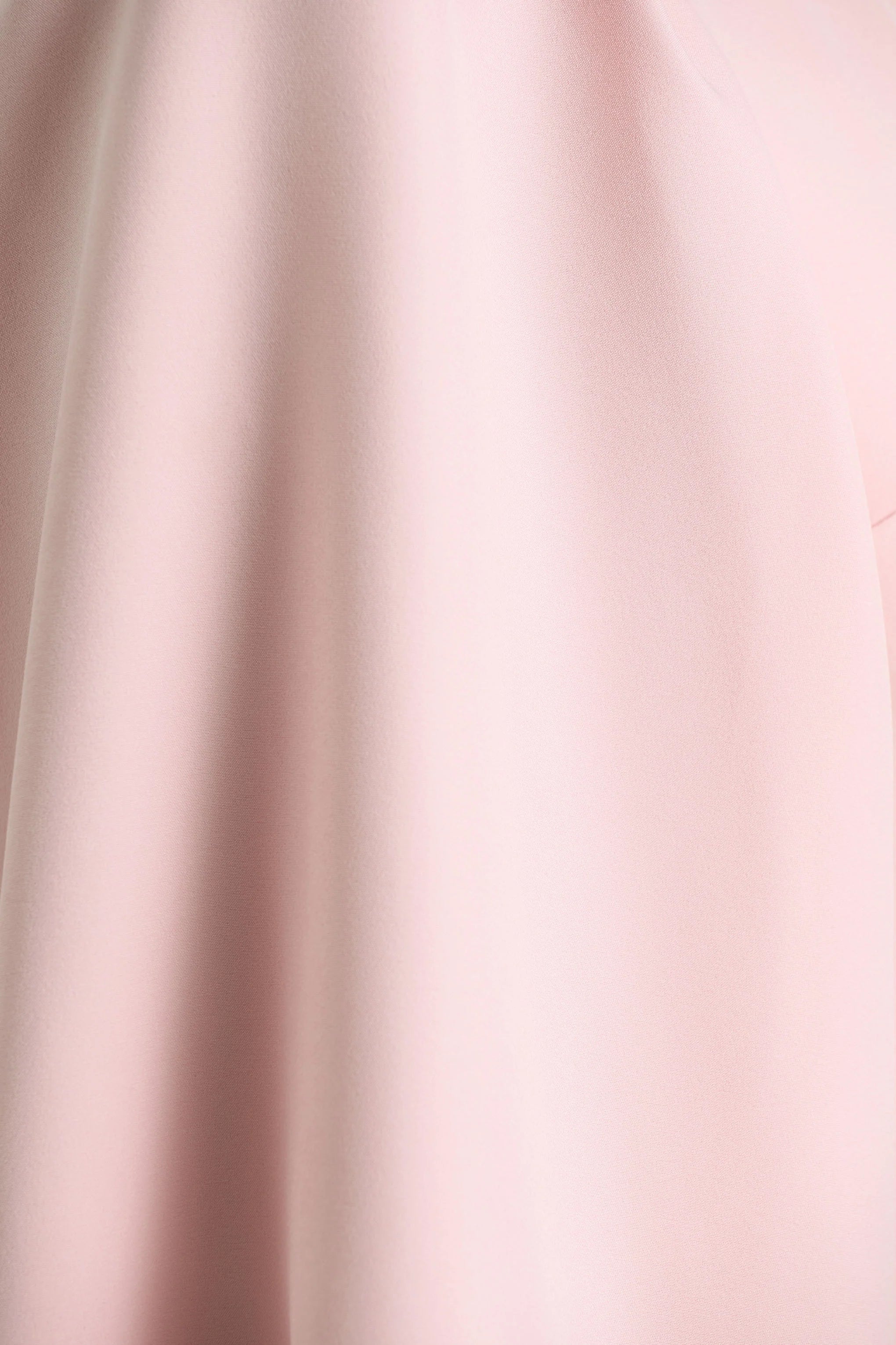 Kellis Pink Asymmetric Maxi Dress With Balloon Sleeve