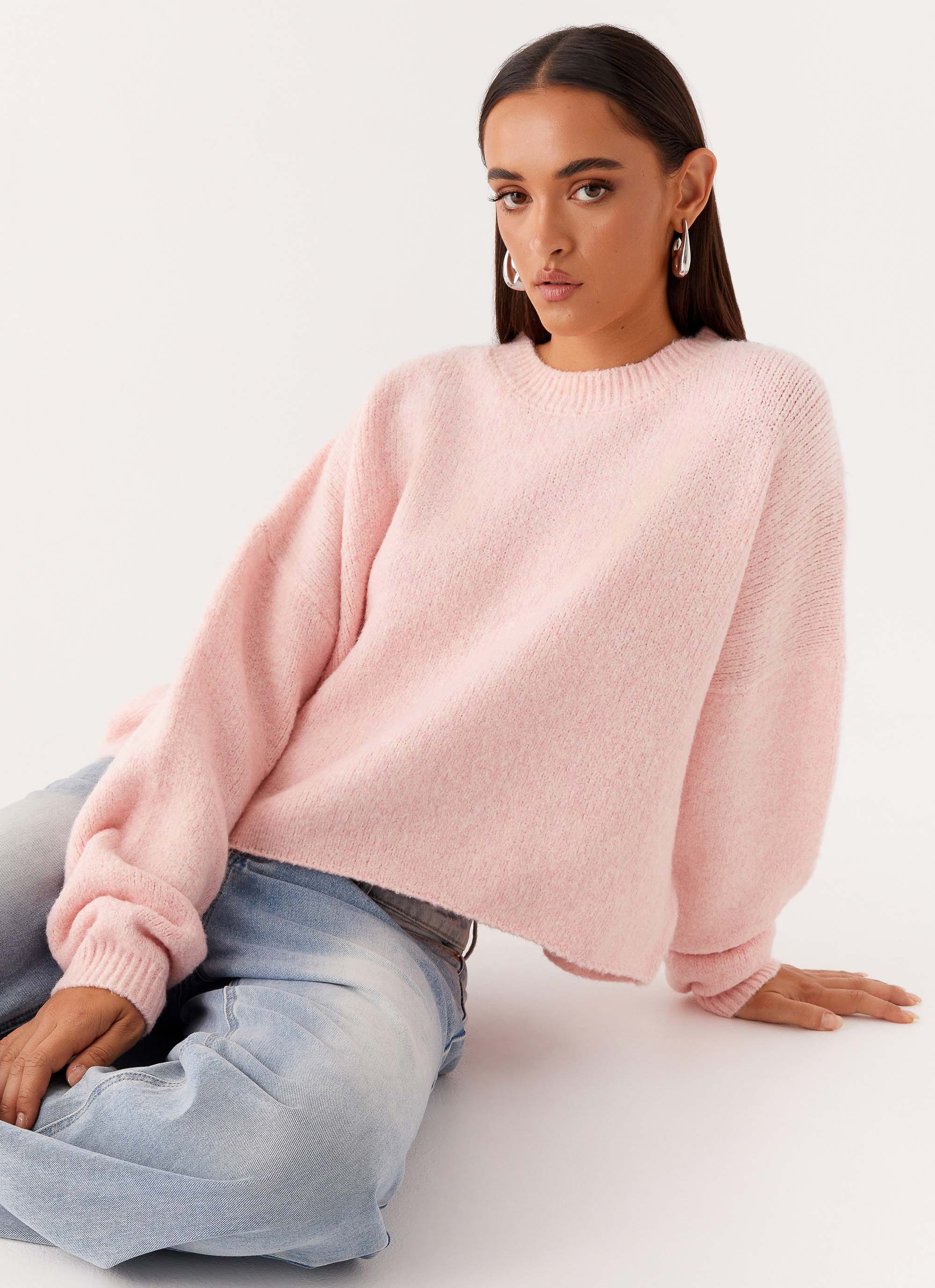 Lilah Knit Jumper Pink