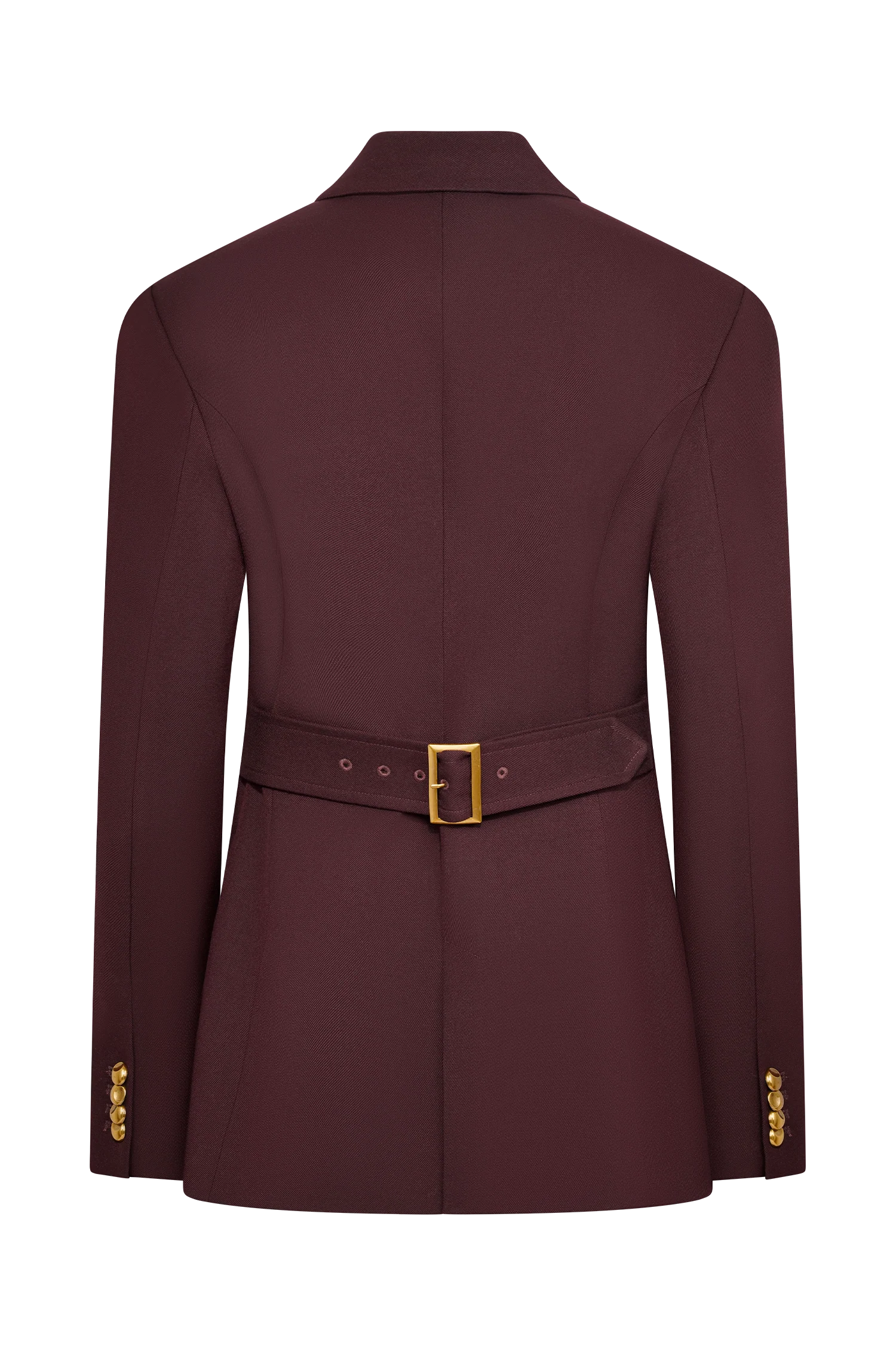 Bellamy Cinched Blazer Mahogany