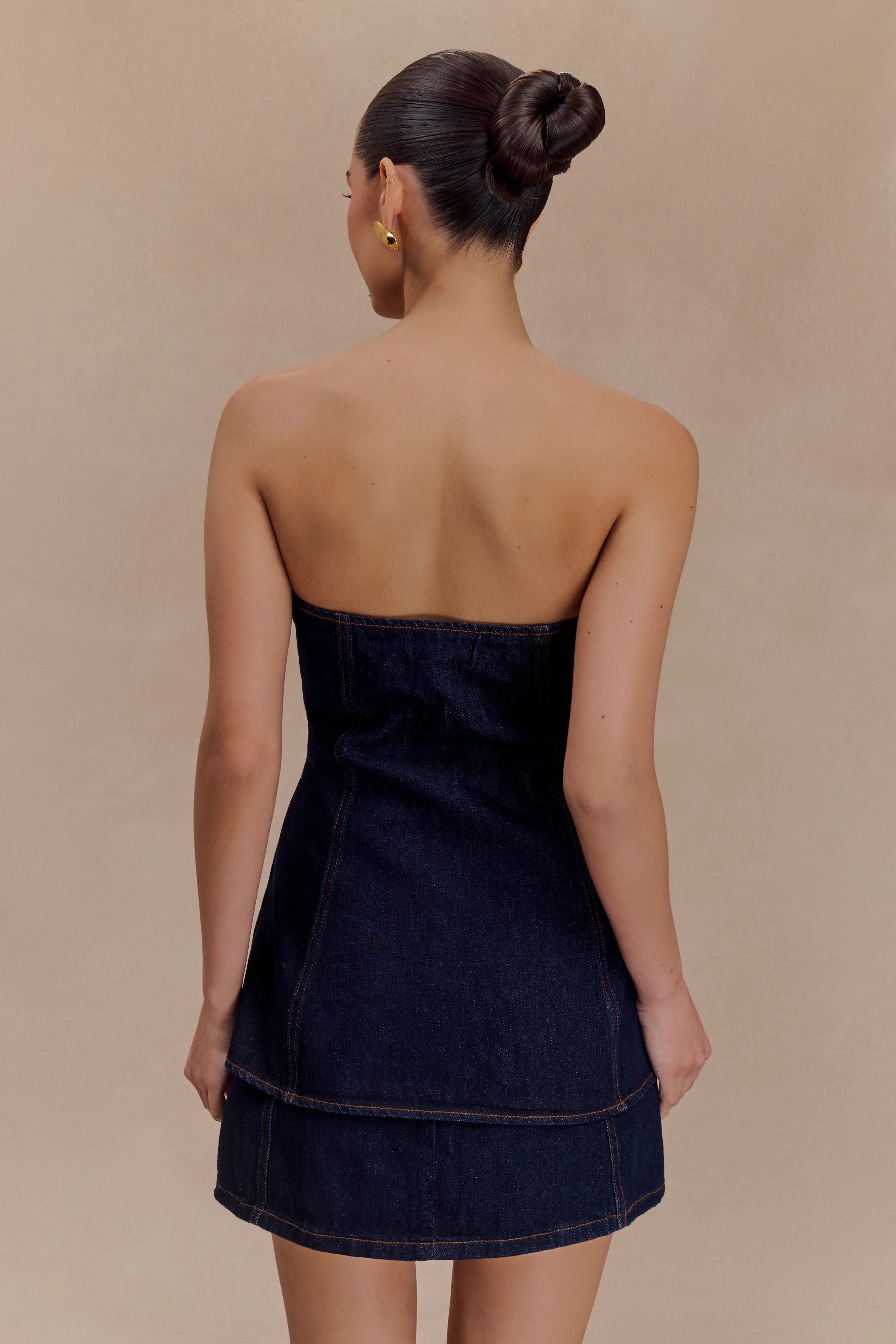 Rosalyn Mini Denim Skort Indigo Blue