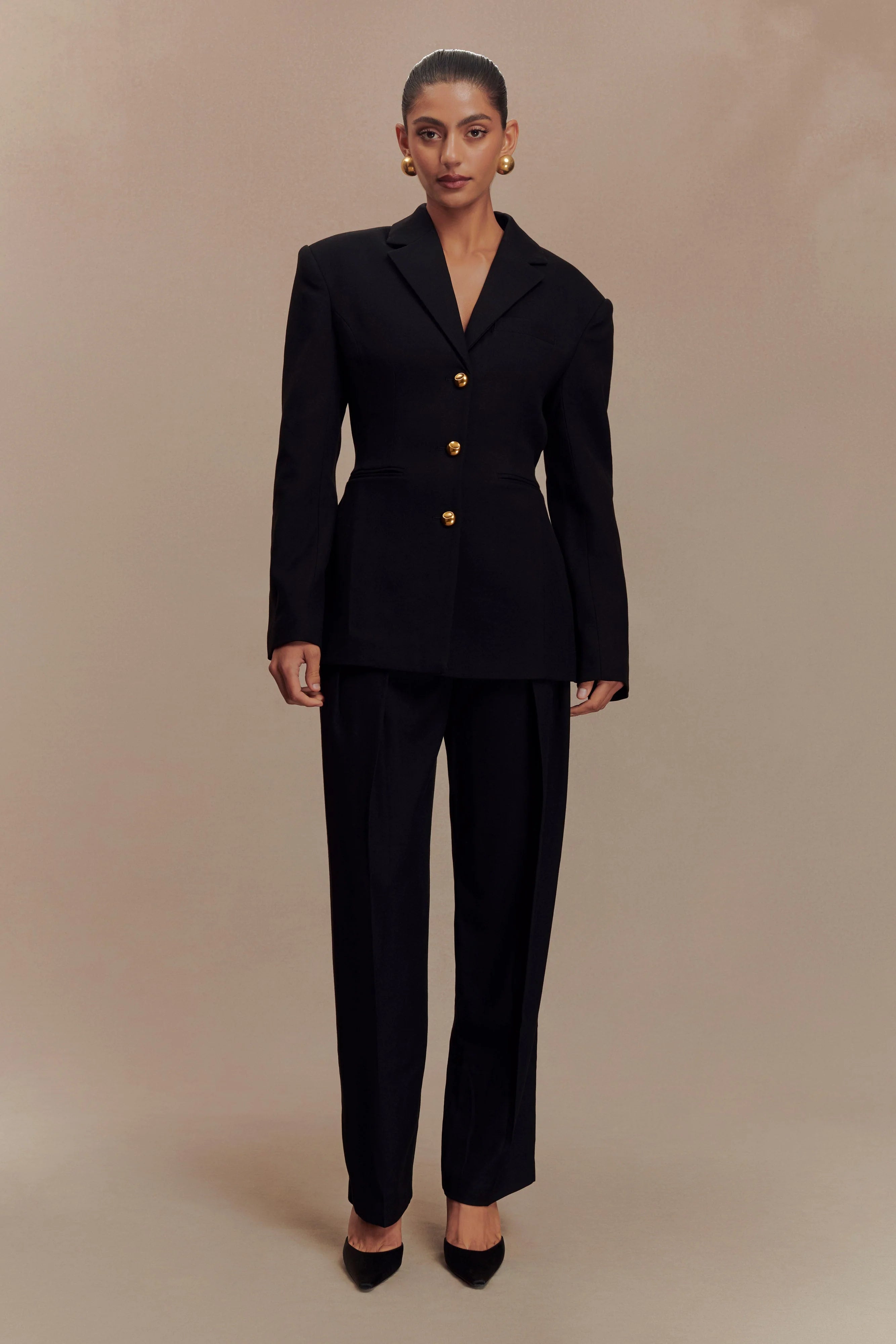 Bellamy Cinched Blazer Black